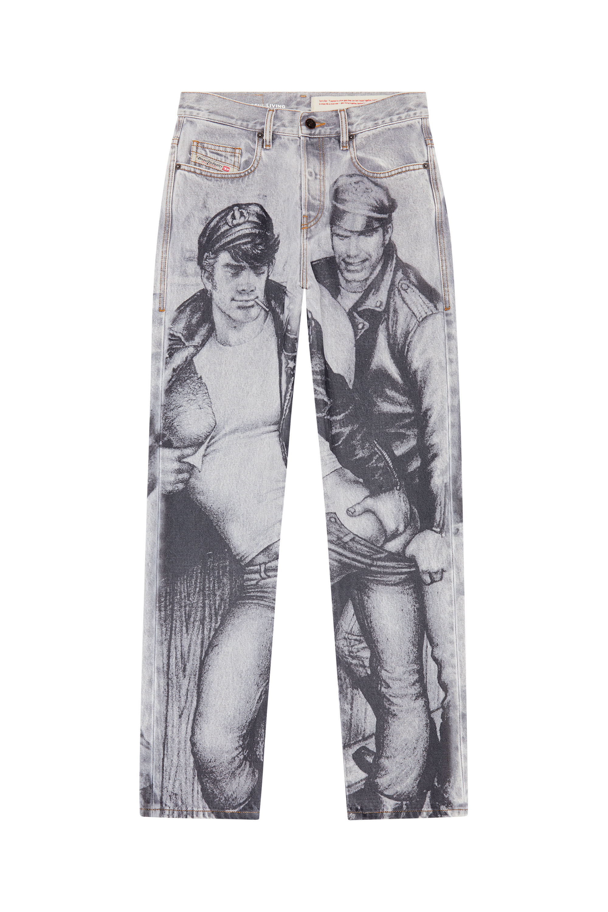 Diesel - 2020 D-Viker 007F8 Straight Jeans, Grigio - Image 7