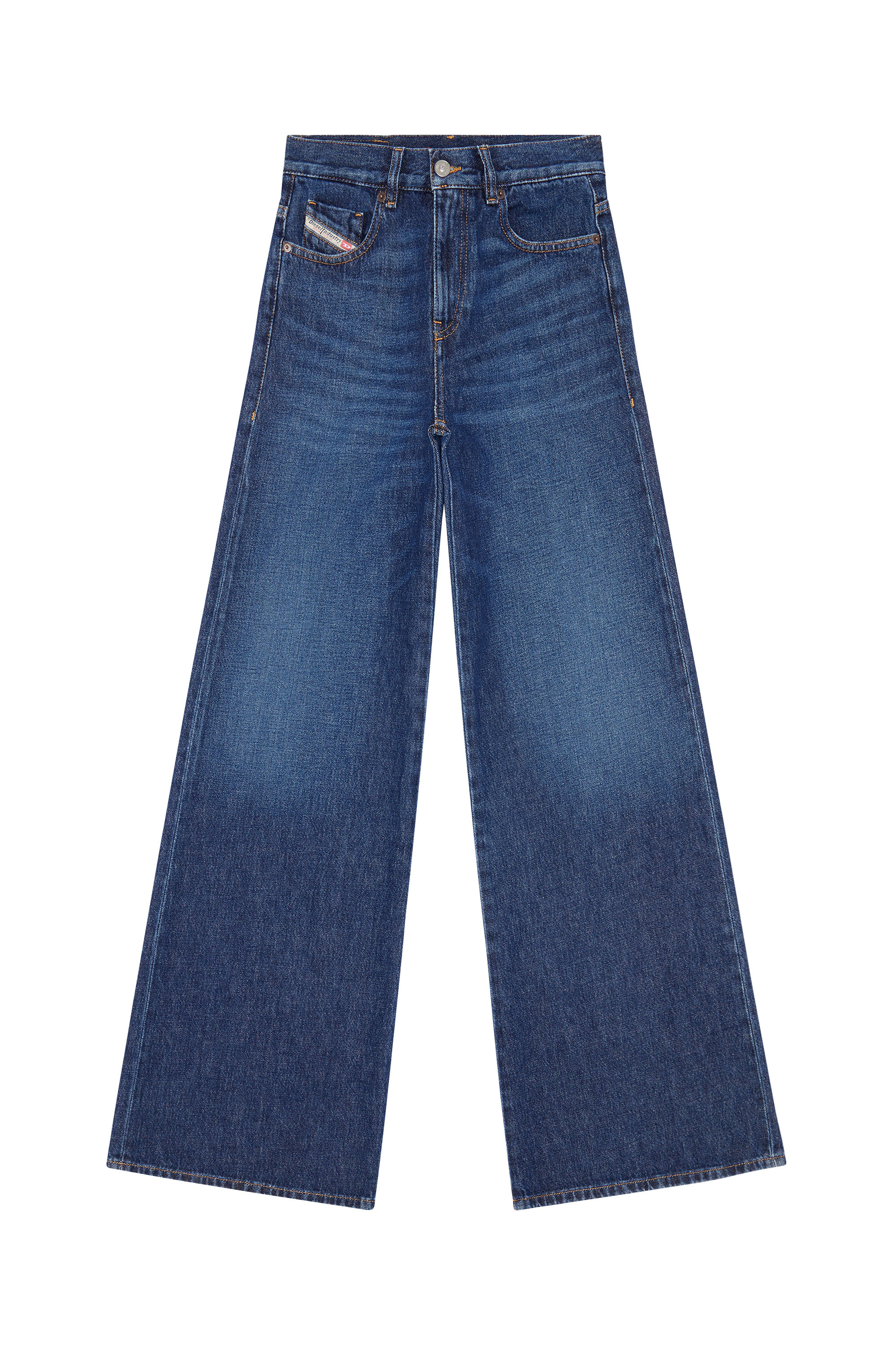 Diesel - Bootcut and Flare Jeans 1978 D-Akemi 09C03, Blu Scuro - Image 6