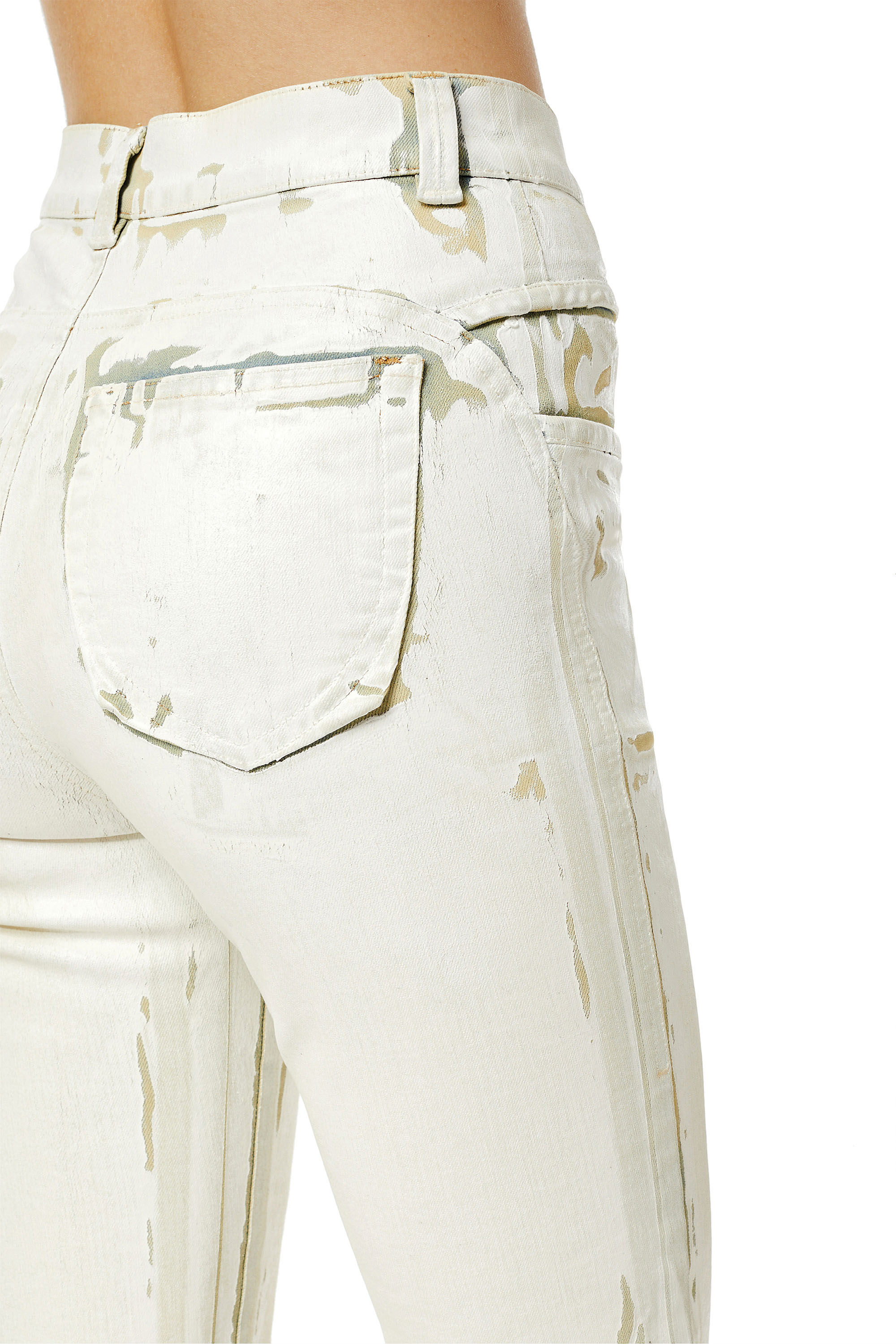 Diesel - D-LYA 0EIAE Slim Jeans, Bianco - Image 3