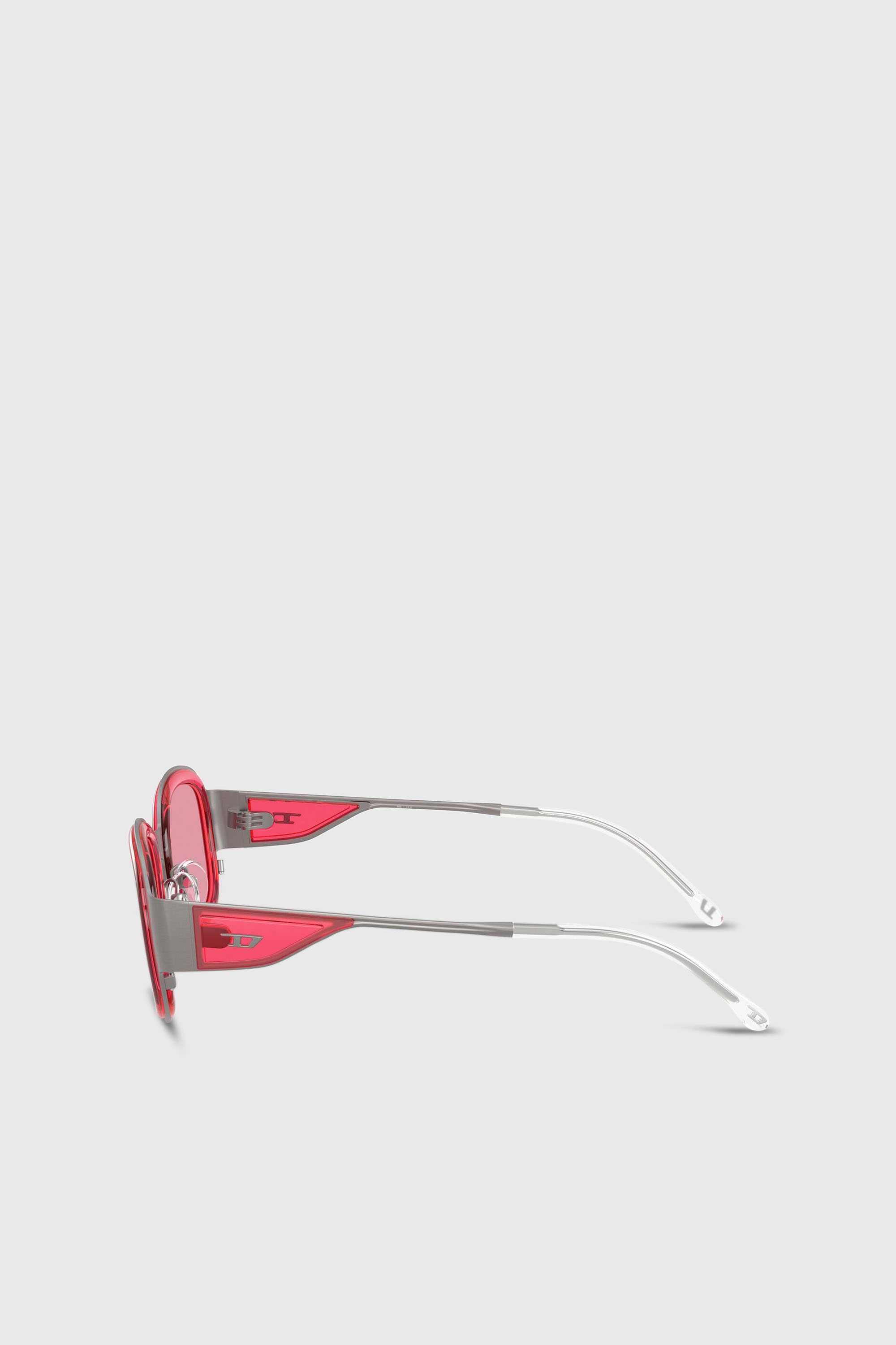 Diesel - 0DL1020, Occhiali da sole quadrati Unisex in Multicolor - 4