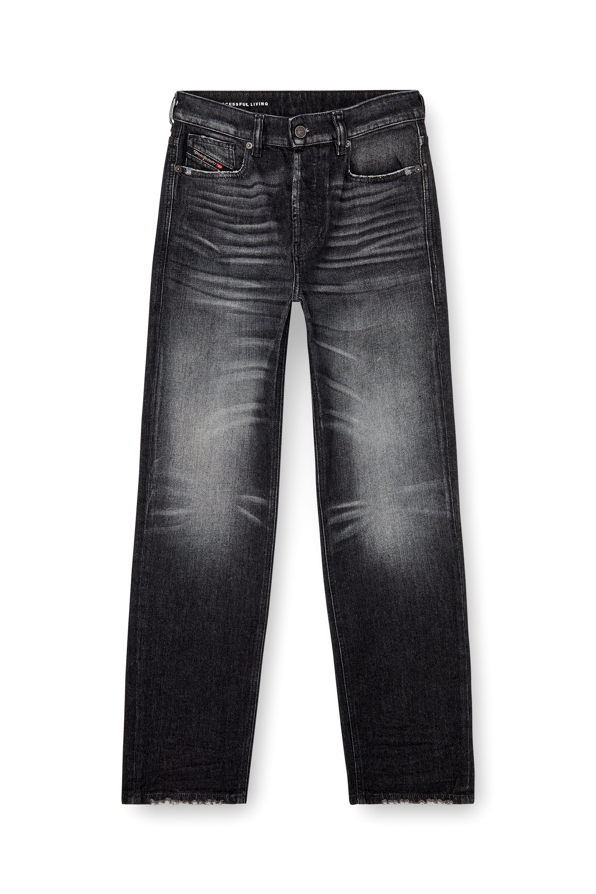 Diesel - Regular Jeans 1988 D-Ark 09L50 Donna, Nero/Grigio scuro - Image 3