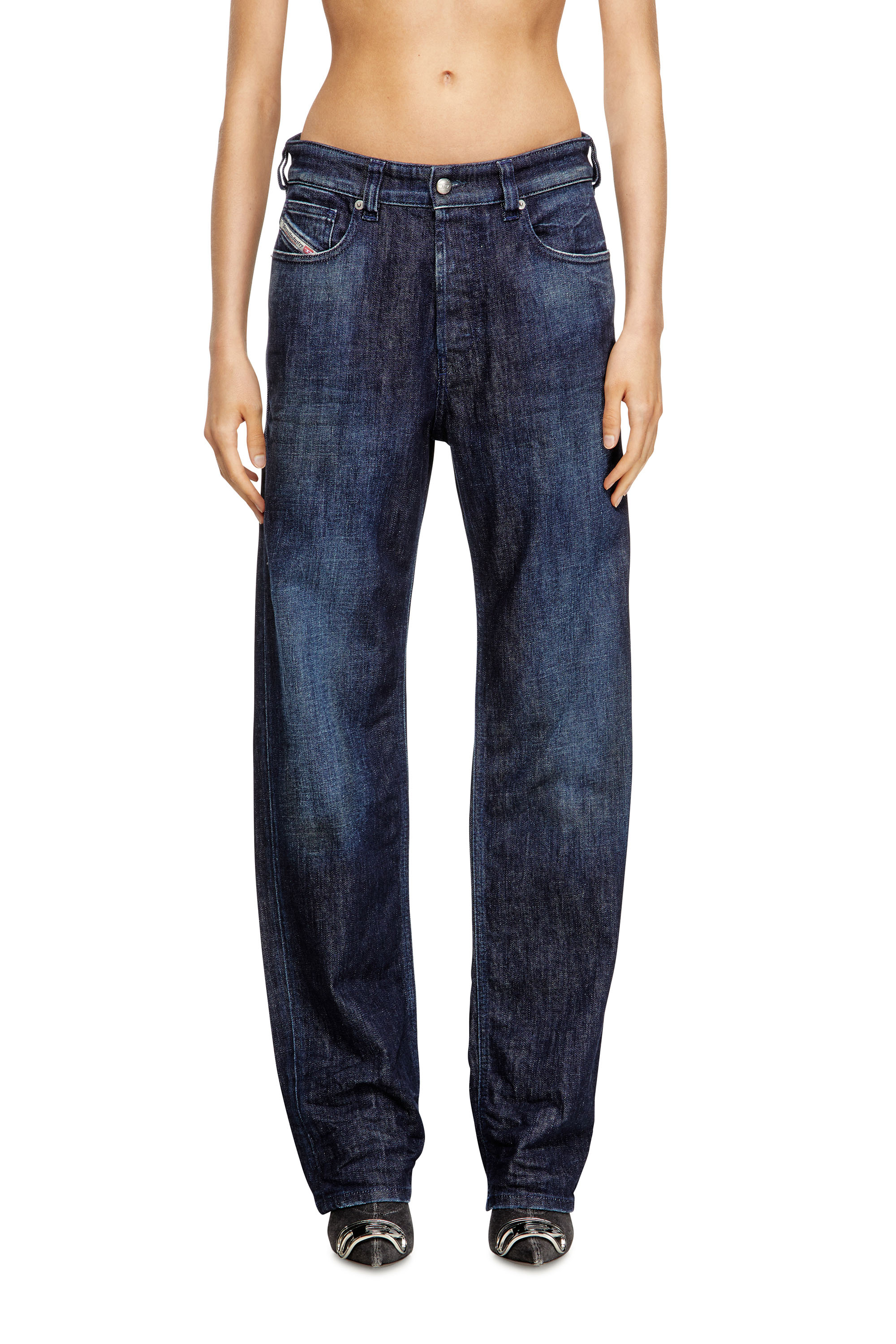 Diesel - Regular Jeans 1988 D-Ark 09M19 Donna, Blu Scuro - Image 3