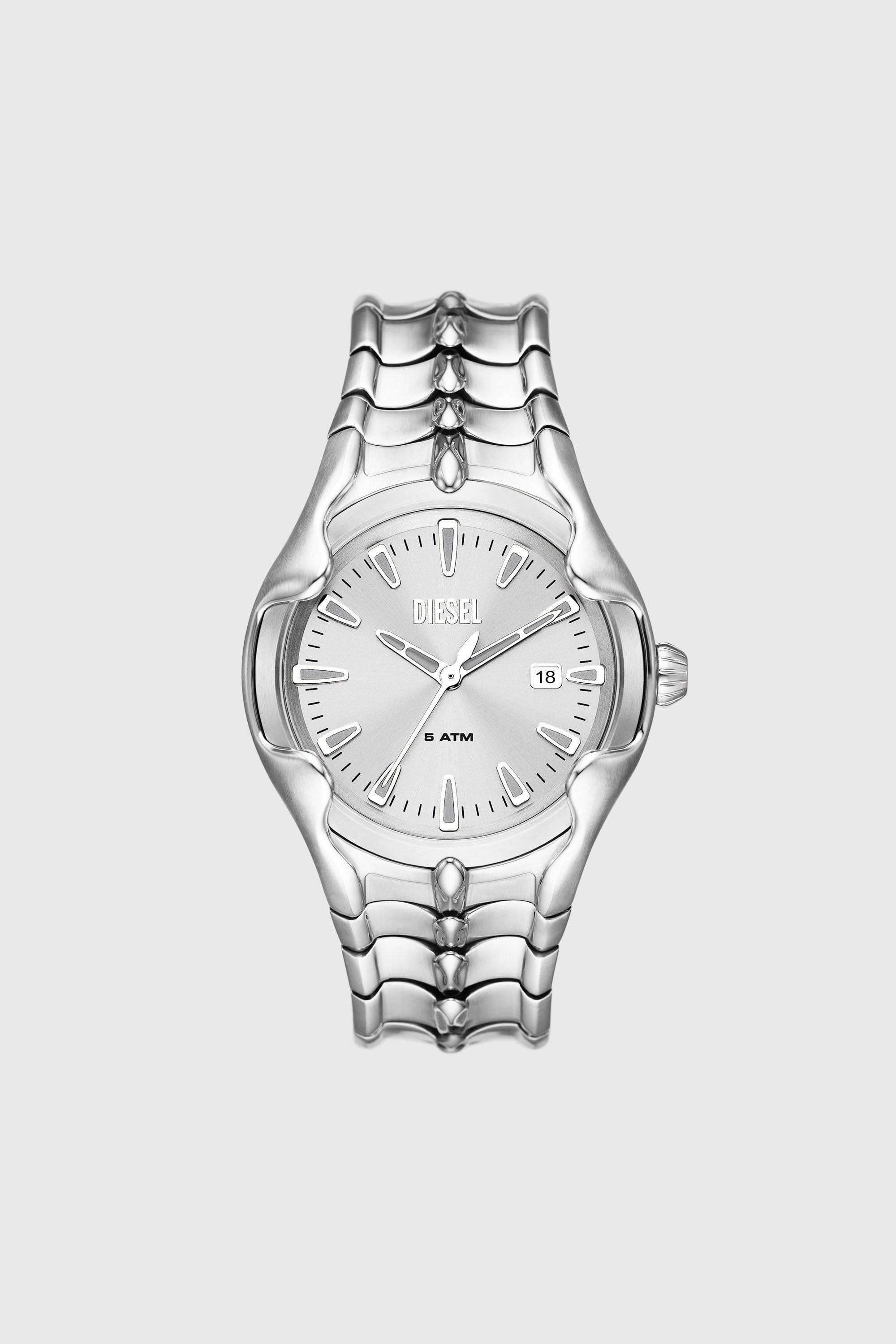 Diesel - DZ2185, Orologio Vert in acciaio inossidabile Uomo in Argento - 1
