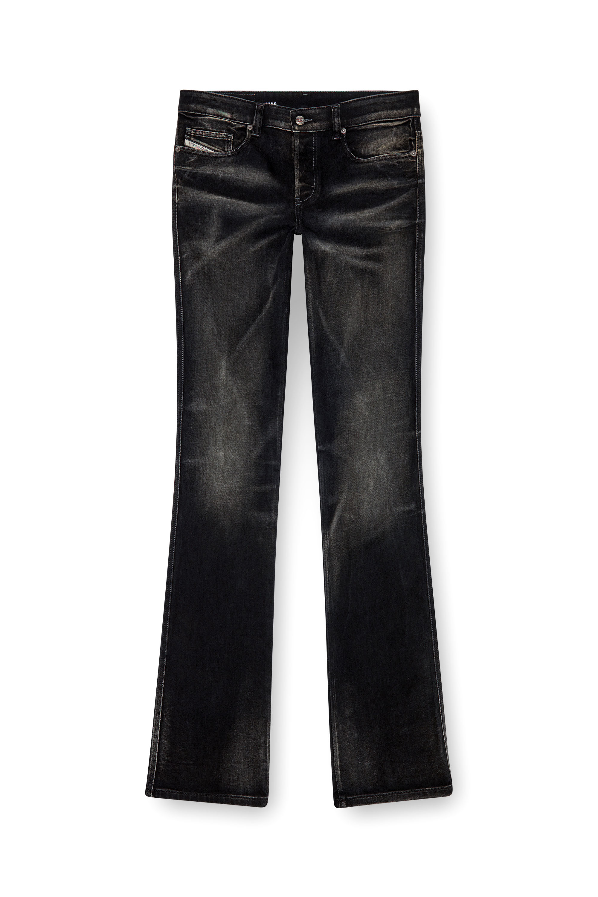 Diesel - Uomo Bootcut Jeans 1998 D-Buck 09J53, Nero/Grigio scuro - Image 3