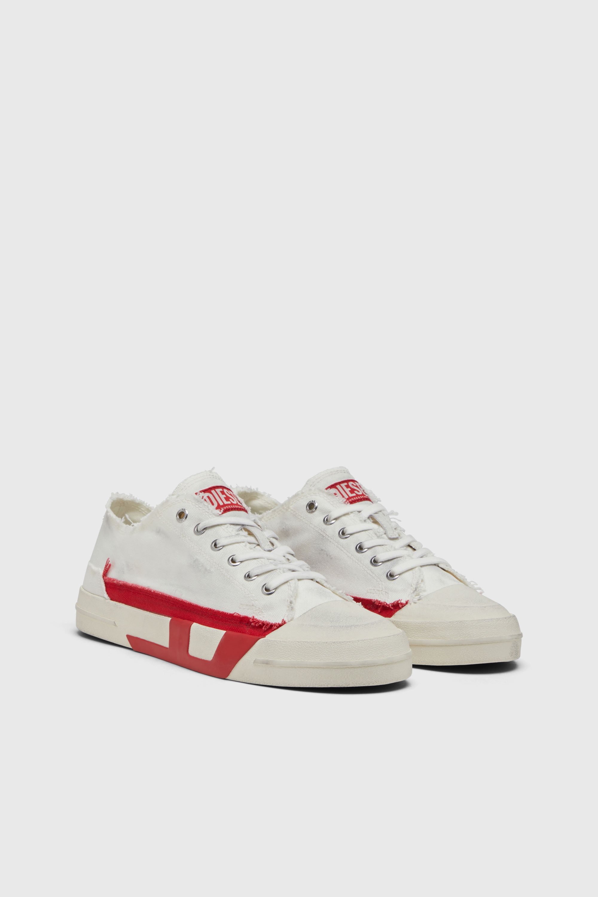 Diesel - S-D-VERSE LOW II, S-D-Verse-Sneaker in canvas effetto dirt Uomo in Multicolor - 2