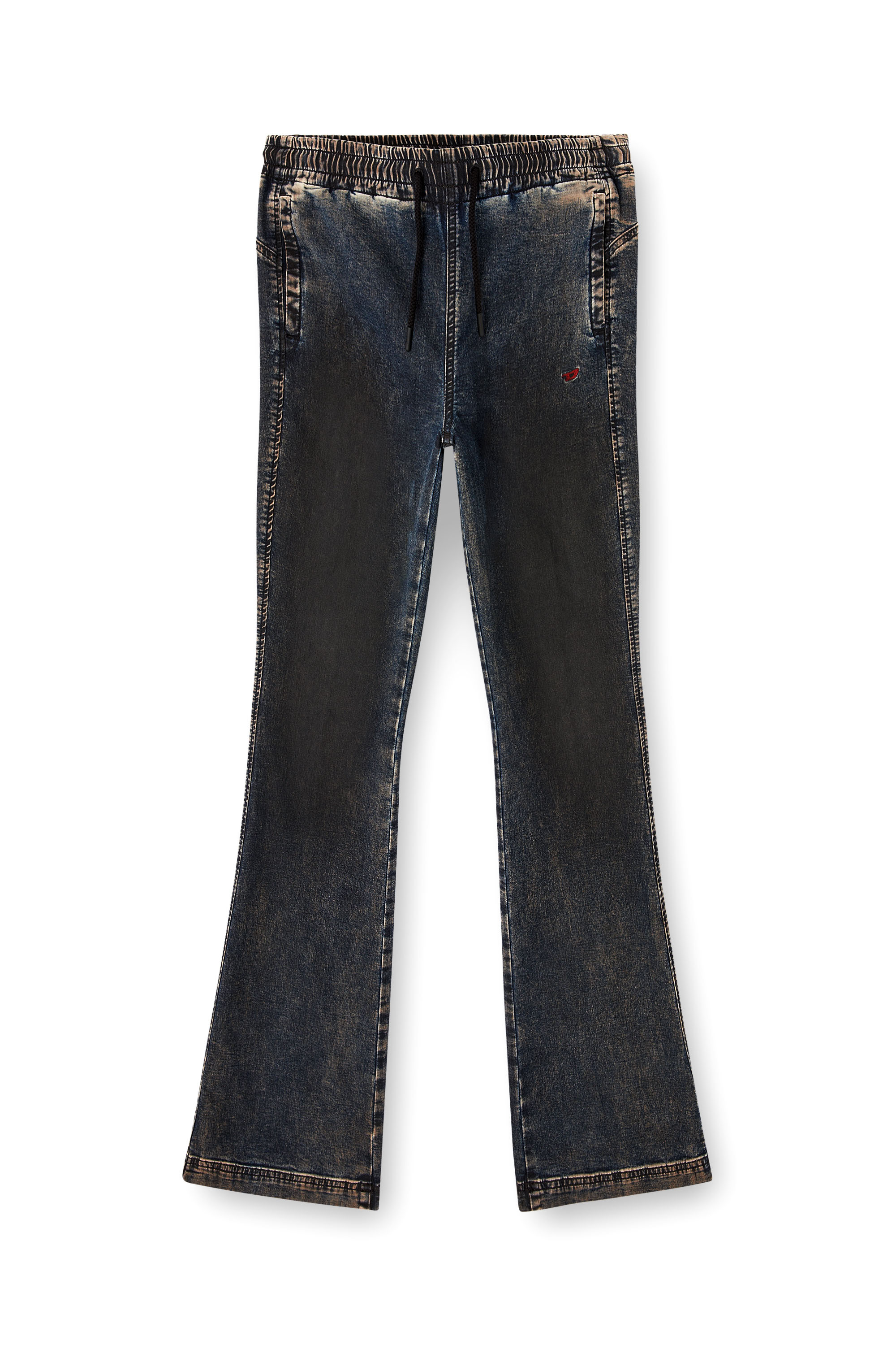 Diesel - Bootcut 2069 D-Ebbey Joggjeans&reg; 09N64 Donna, Blu Scuro - Image 3