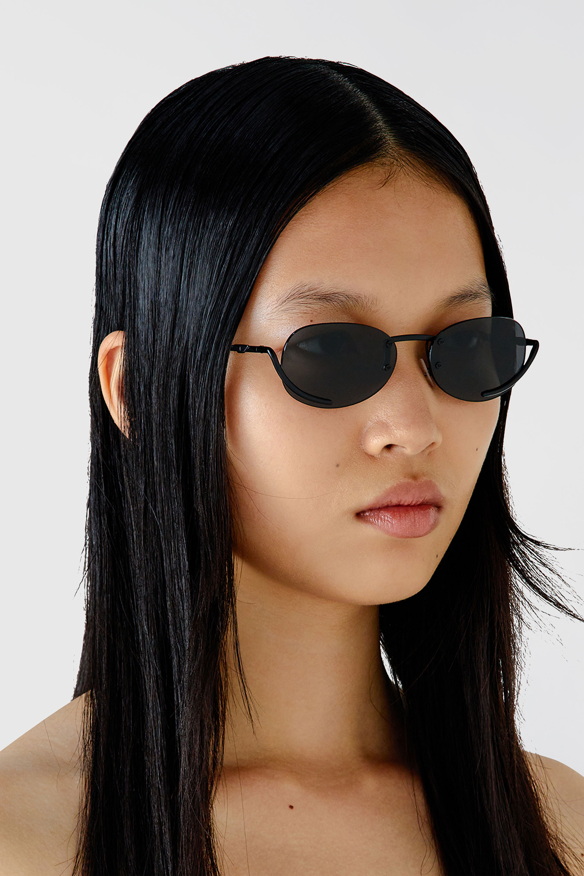 Diesel - 0DL1004, Occhiali da sole ovali Unisex in Nero - 6