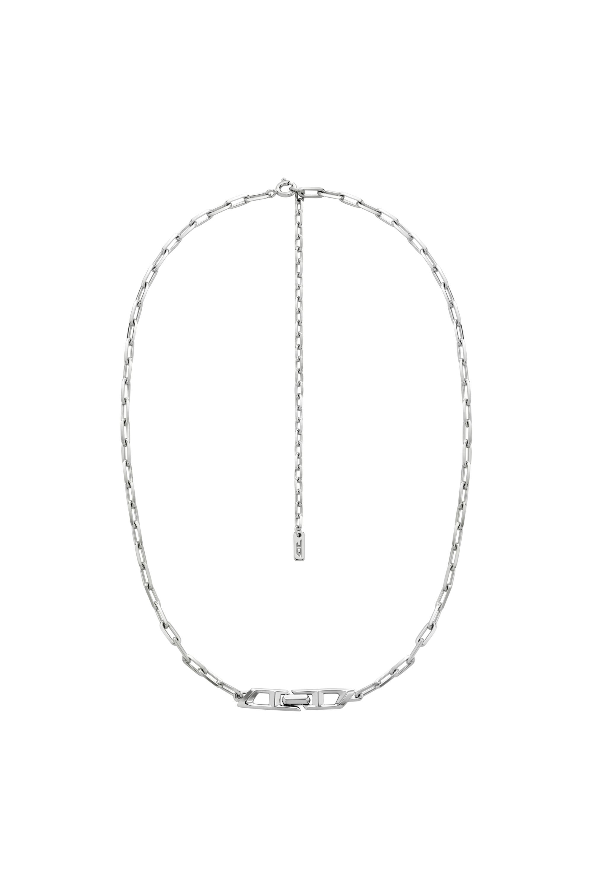 Diesel - DL1364040 STERLING SILVER JEWEL, Collana a catena in argento sterling Unisex in Argento - 1
