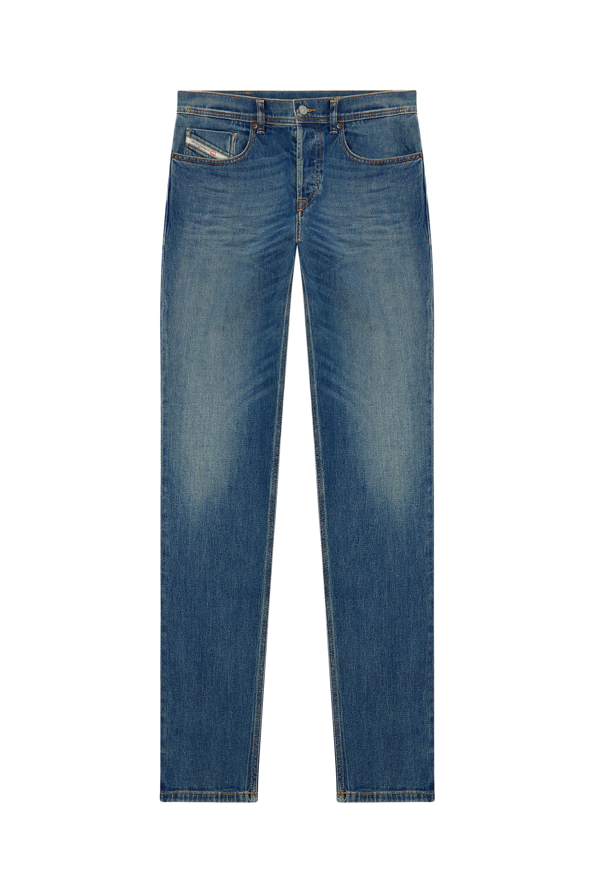 Diesel - Tapered Jeans 2023 D-Finitive 09F88, Blu medio - Image 5