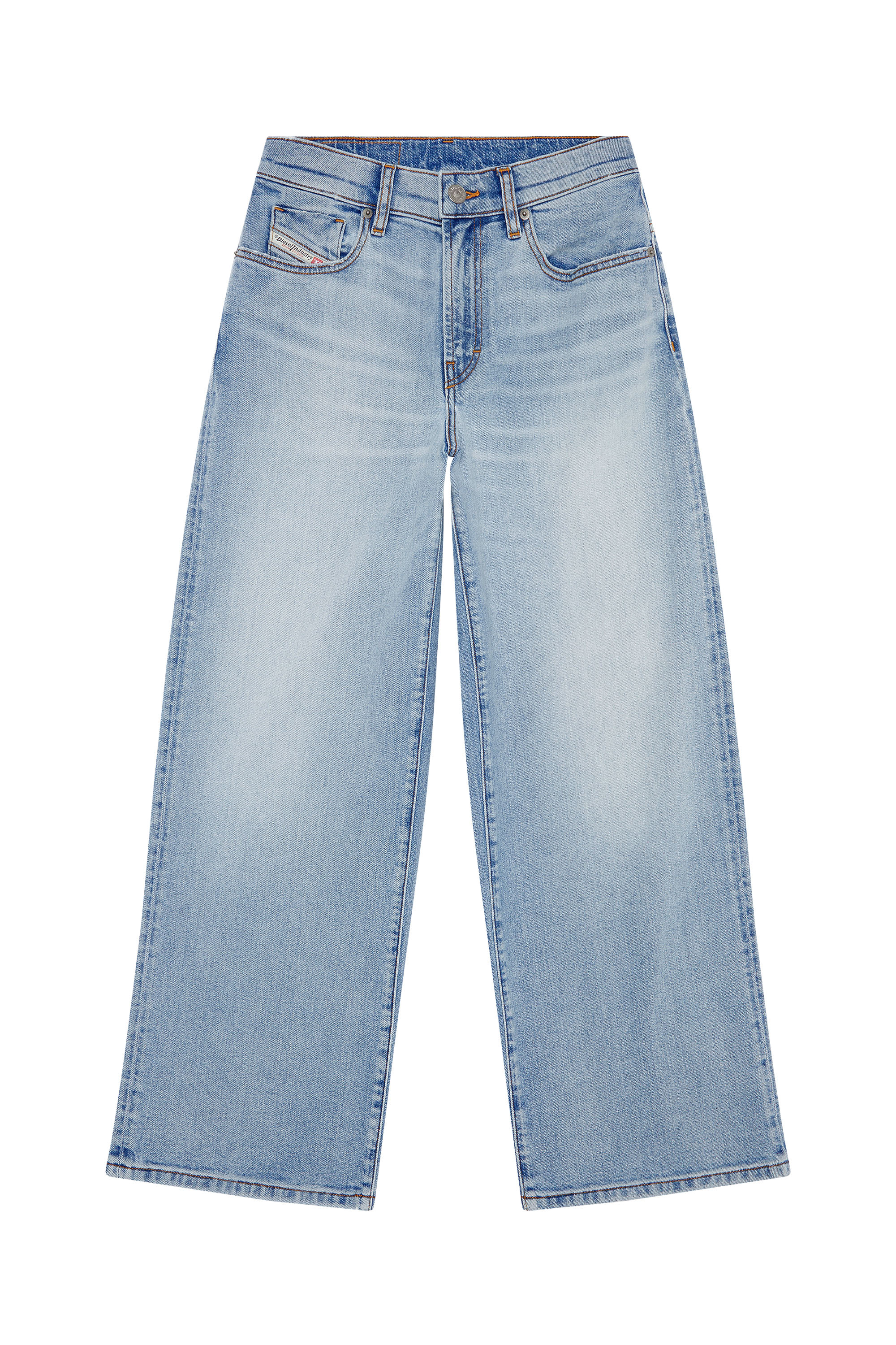 Diesel - Bootcut and Flare Jeans 2000 Widee 0AJAT, Blu Chiaro - Image 5