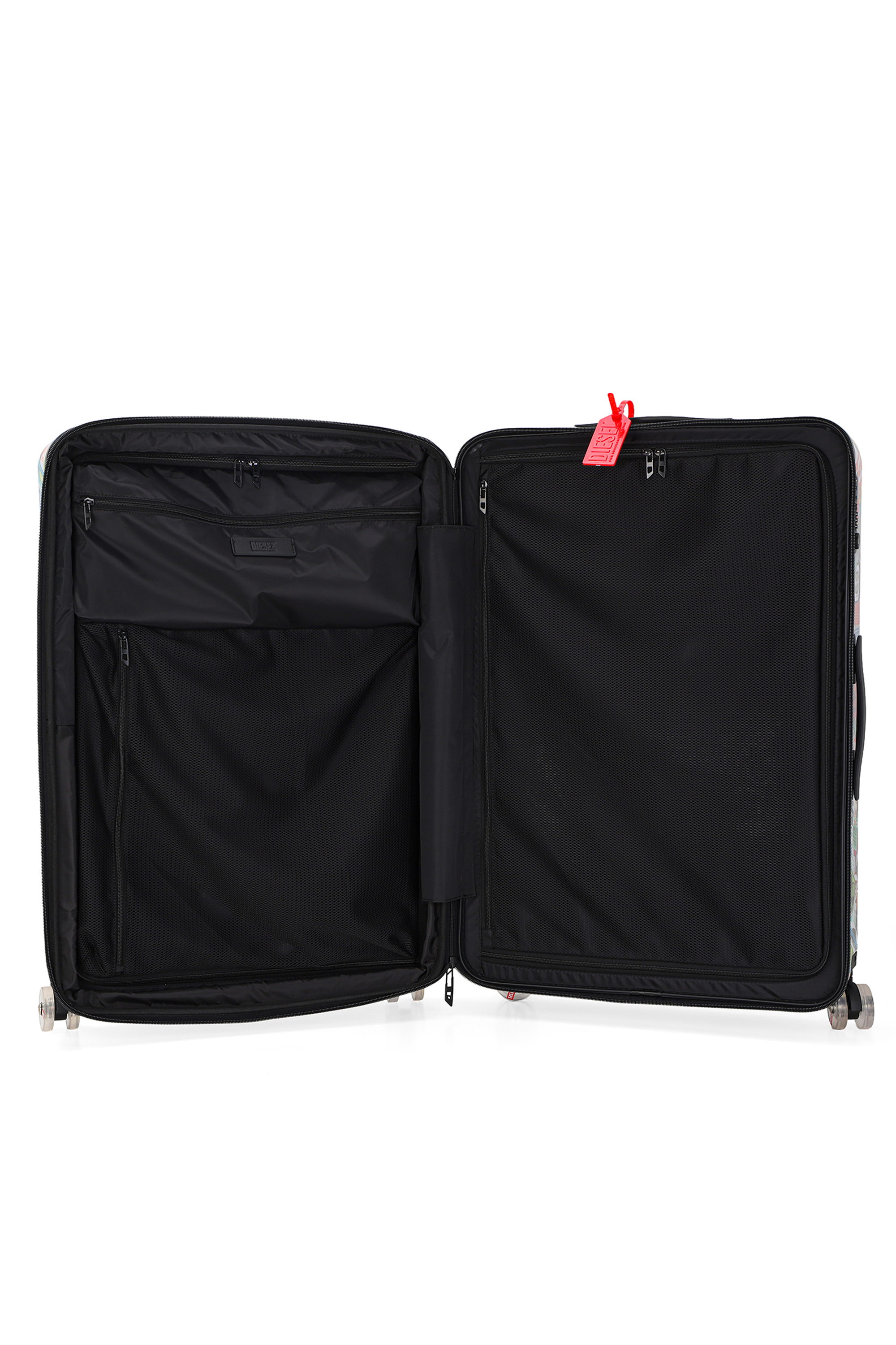 Diesel - DIESEL PC PRINTED TROLLEY-STICKERS- DSL0, Valigia stile sticker taglia L Unisex in Multicolor - 3