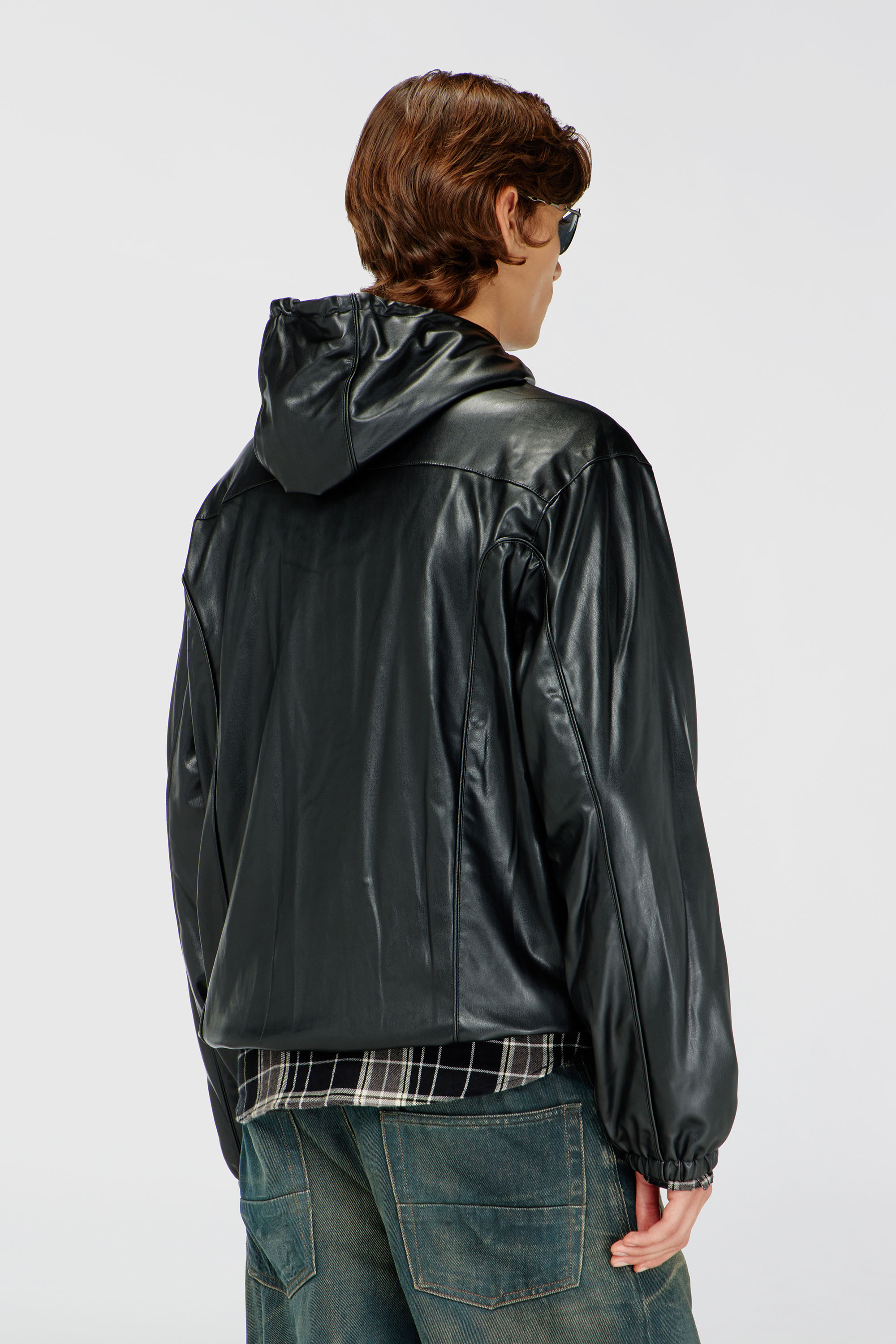 Diesel - J-HIVES-PGBX, Giacca a vento in tessuto coated Uomo in Nero - 4