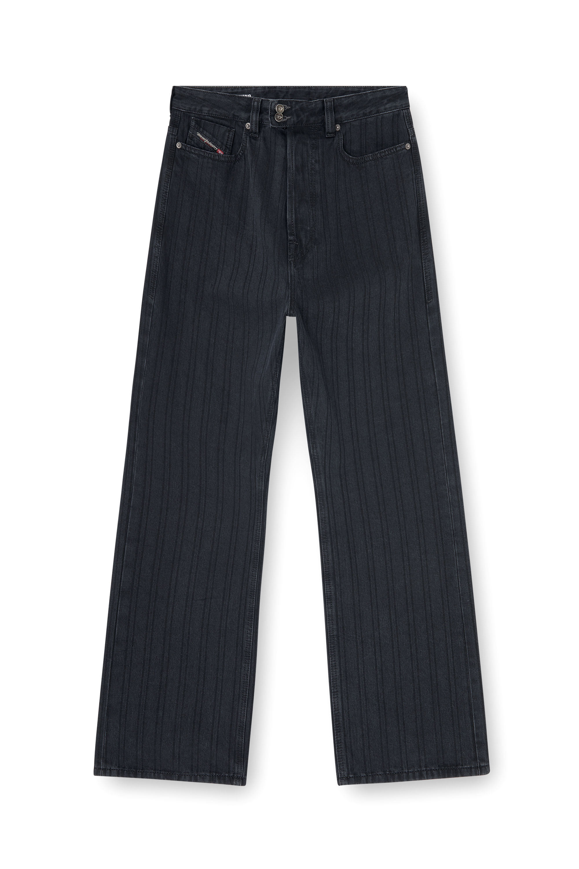 Diesel - Relaxed Jeans 1980 D-Eeper 09Q12 Uomo, Nero/Grigio scuro - Image 6