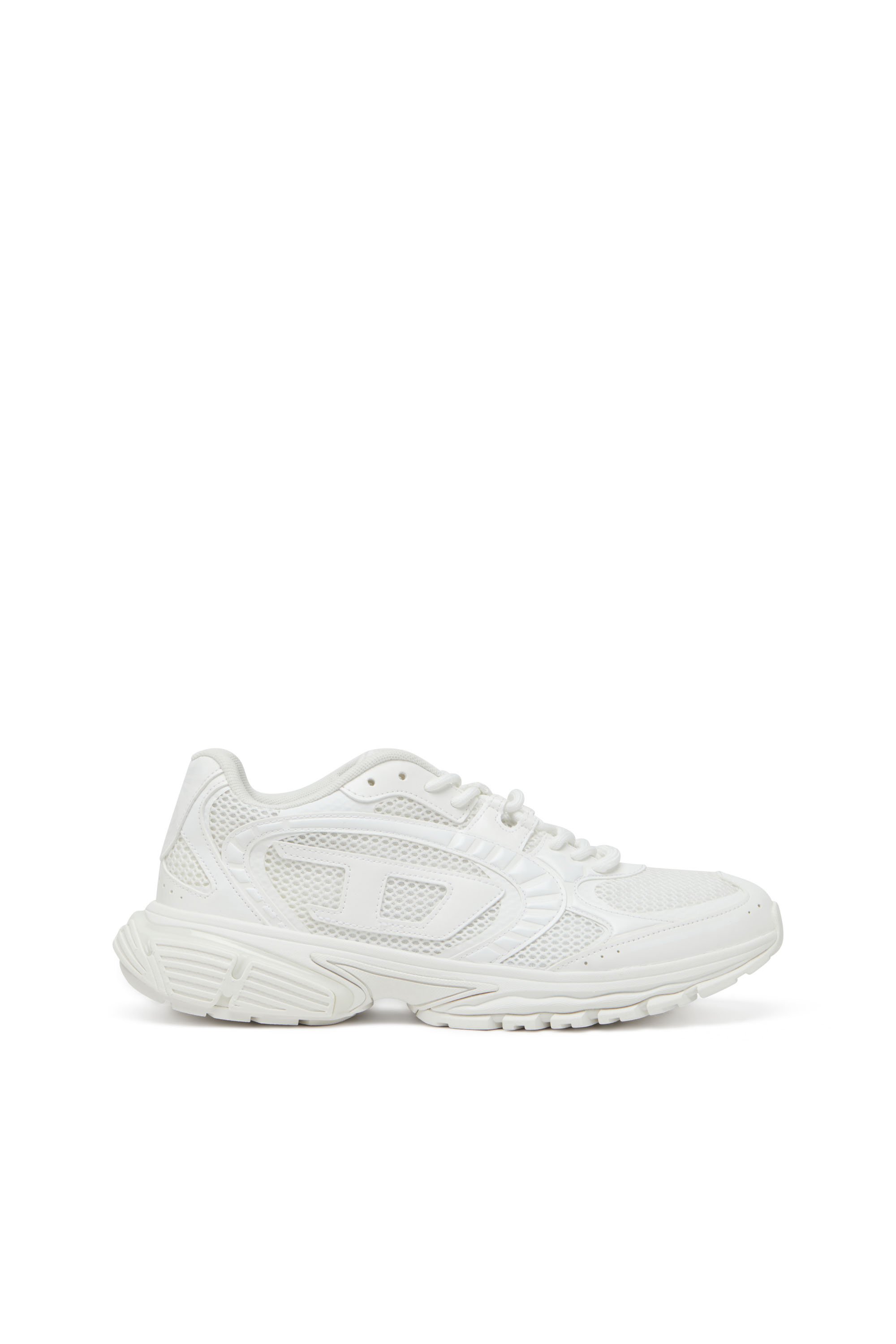 Diesel - S-PRO-V-DENSE LOW, Sneaker in rete con logo Oval D Uomo in Bianco - 1