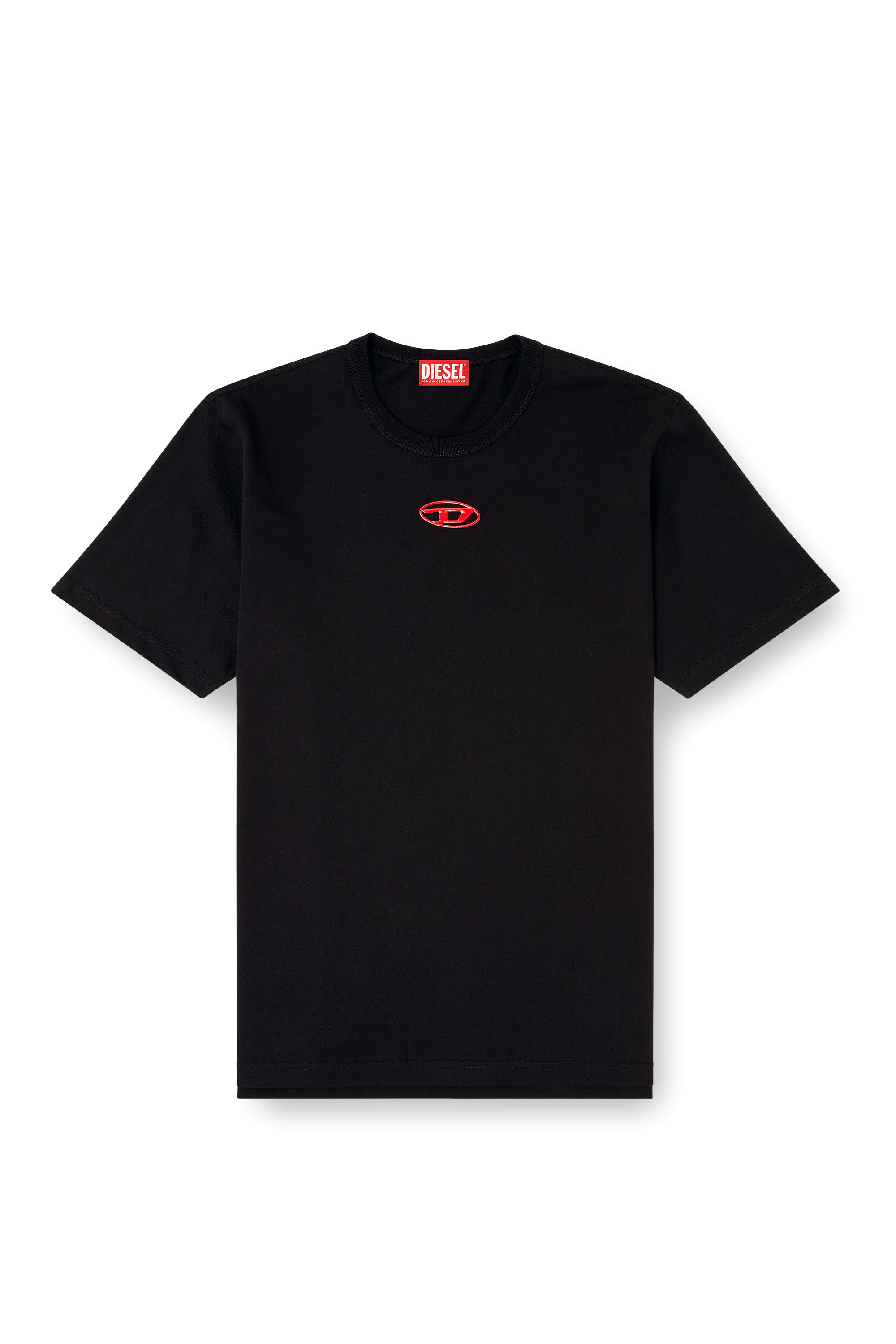 Diesel - T-ADJUST-OD, T-shirt con Oval D metallica Uomo in ToBeDefined - 3