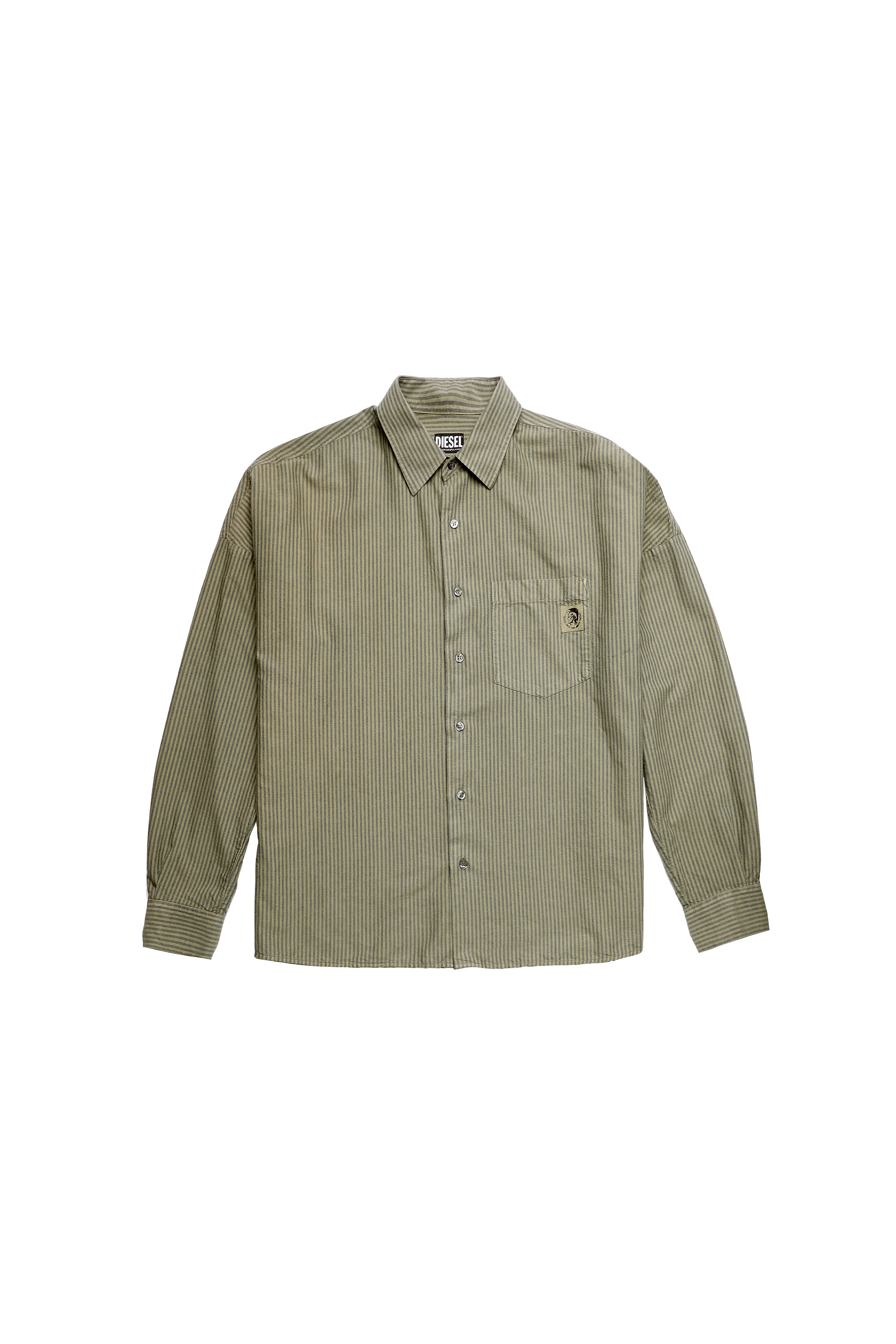 S-LOOMY-B, Verde Militare - Camicie