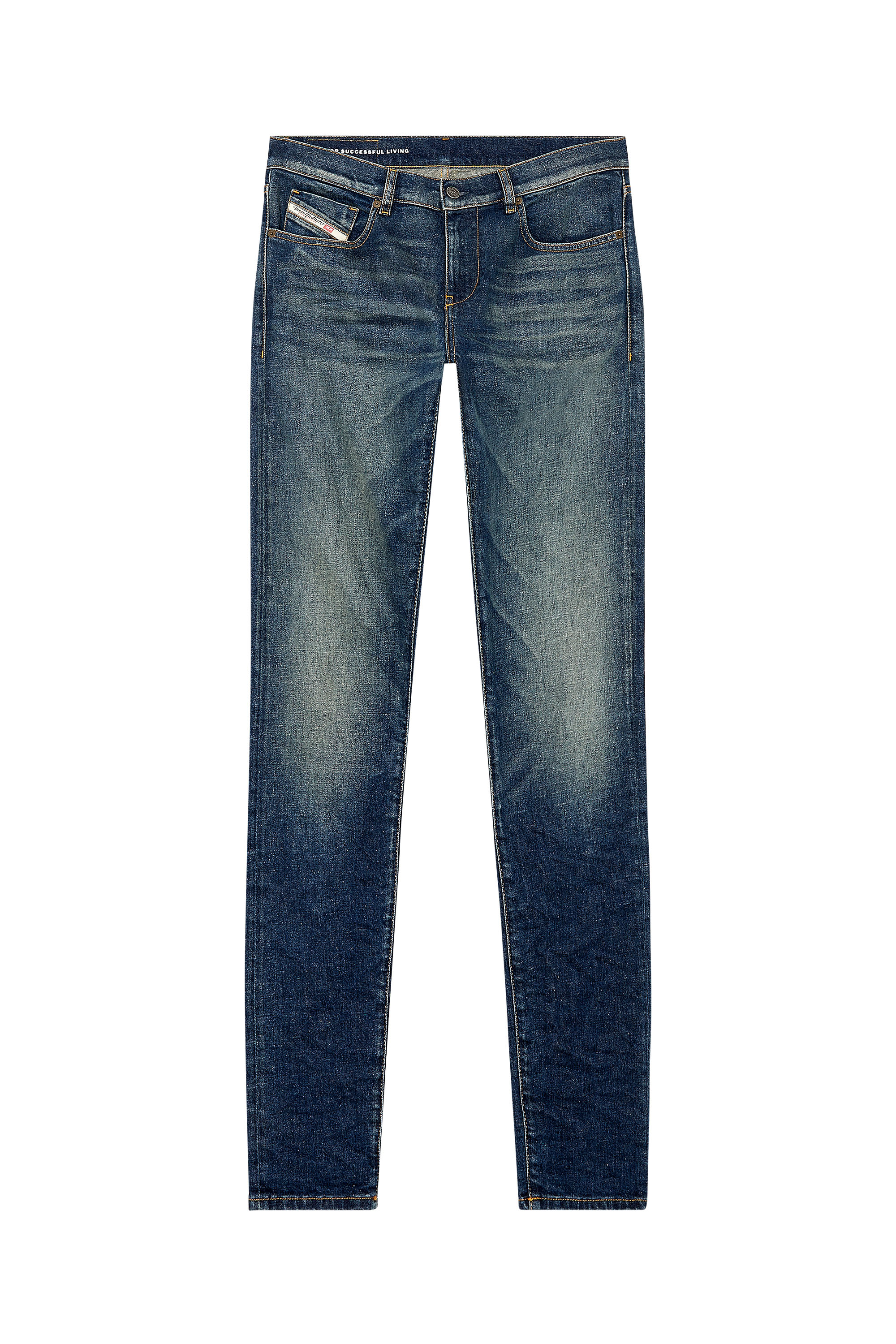 Diesel - Slim Jeans 2019 D-Strukt 09H49, Blu Scuro - Image 5