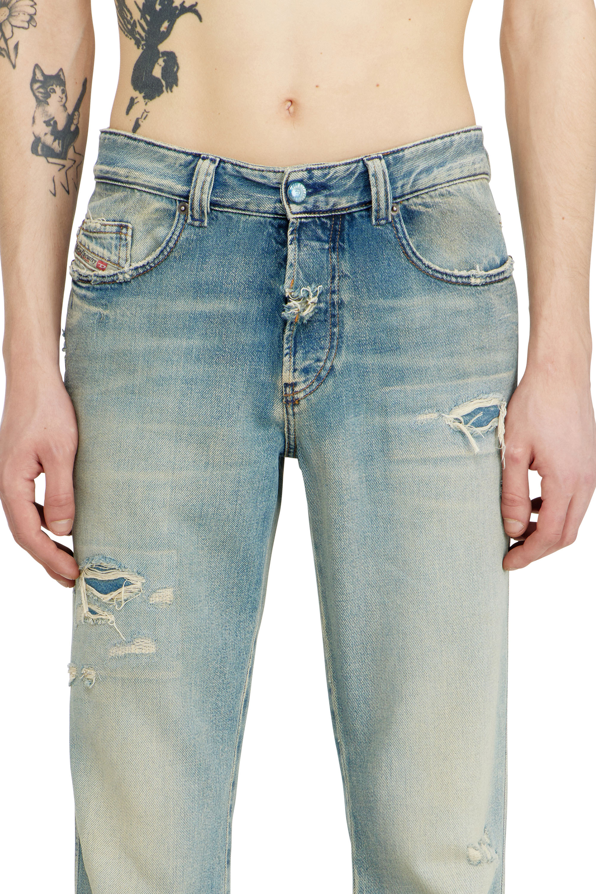 Diesel - Bootcut Jeans 1998 D-Buck 09N23 Uomo, Blu Chiaro - Image 4