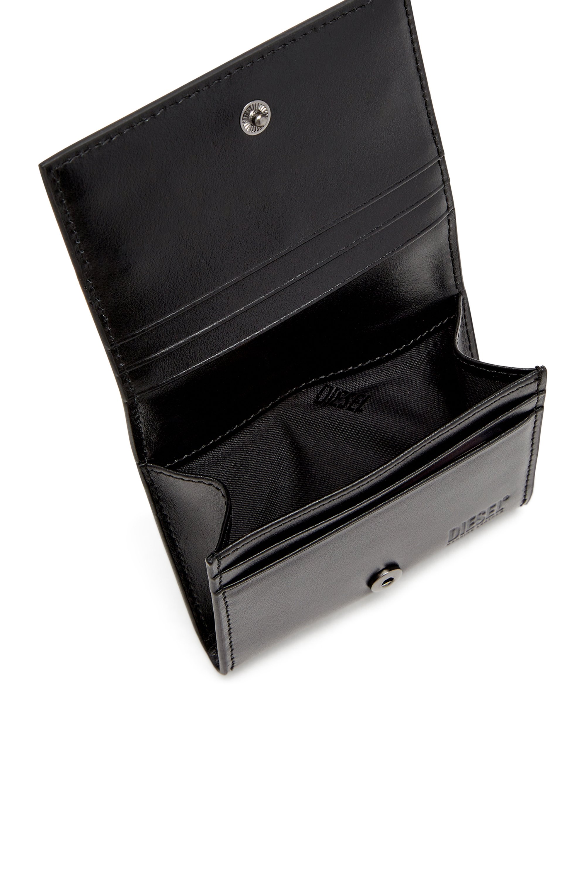 Diesel - HOLI-D CARD HOLDER S II, Portacarte a libro in pelle Uomo in Nero - 3