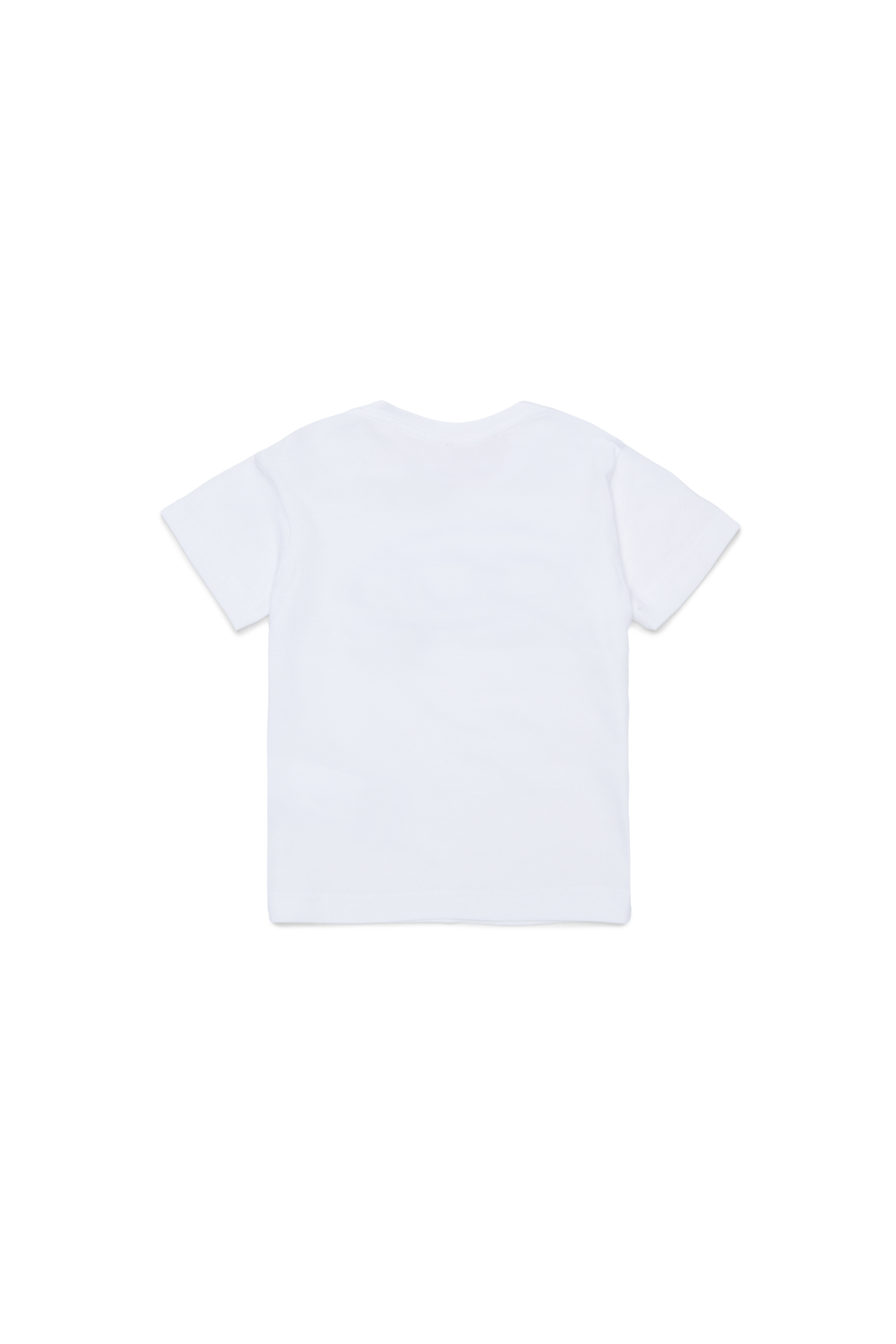 Diesel - TIELB, T-shirt in cotone con stampa Oval D Uomo in Bianco - 2