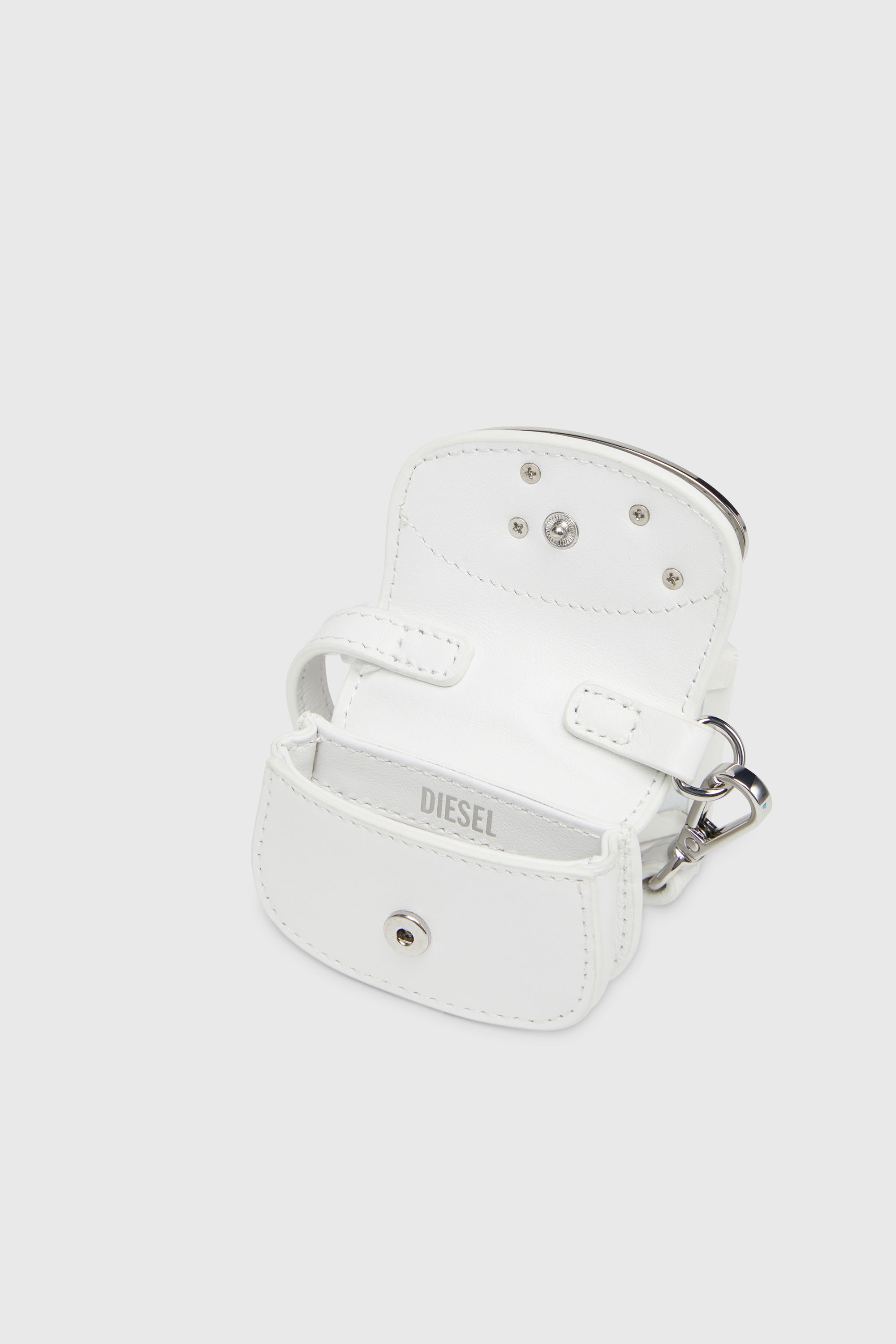 Diesel - 1DR MICRO, Charm per borsa in pelle Donna in Bianco - 3