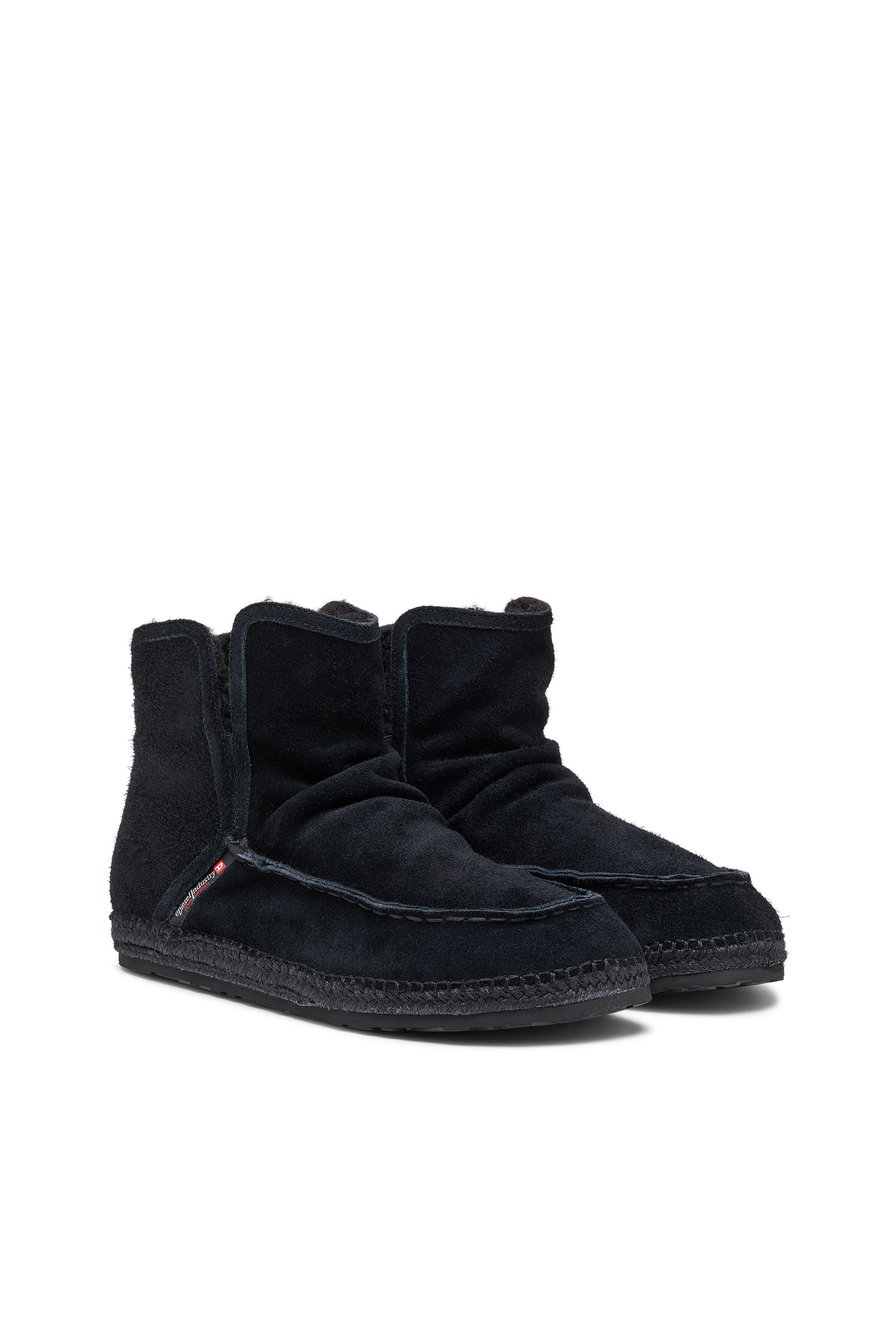 Diesel - D-LUKAS AKB, D-Lukas - Stivaletti in pelle con fodera interna Uomo in Nero - 2