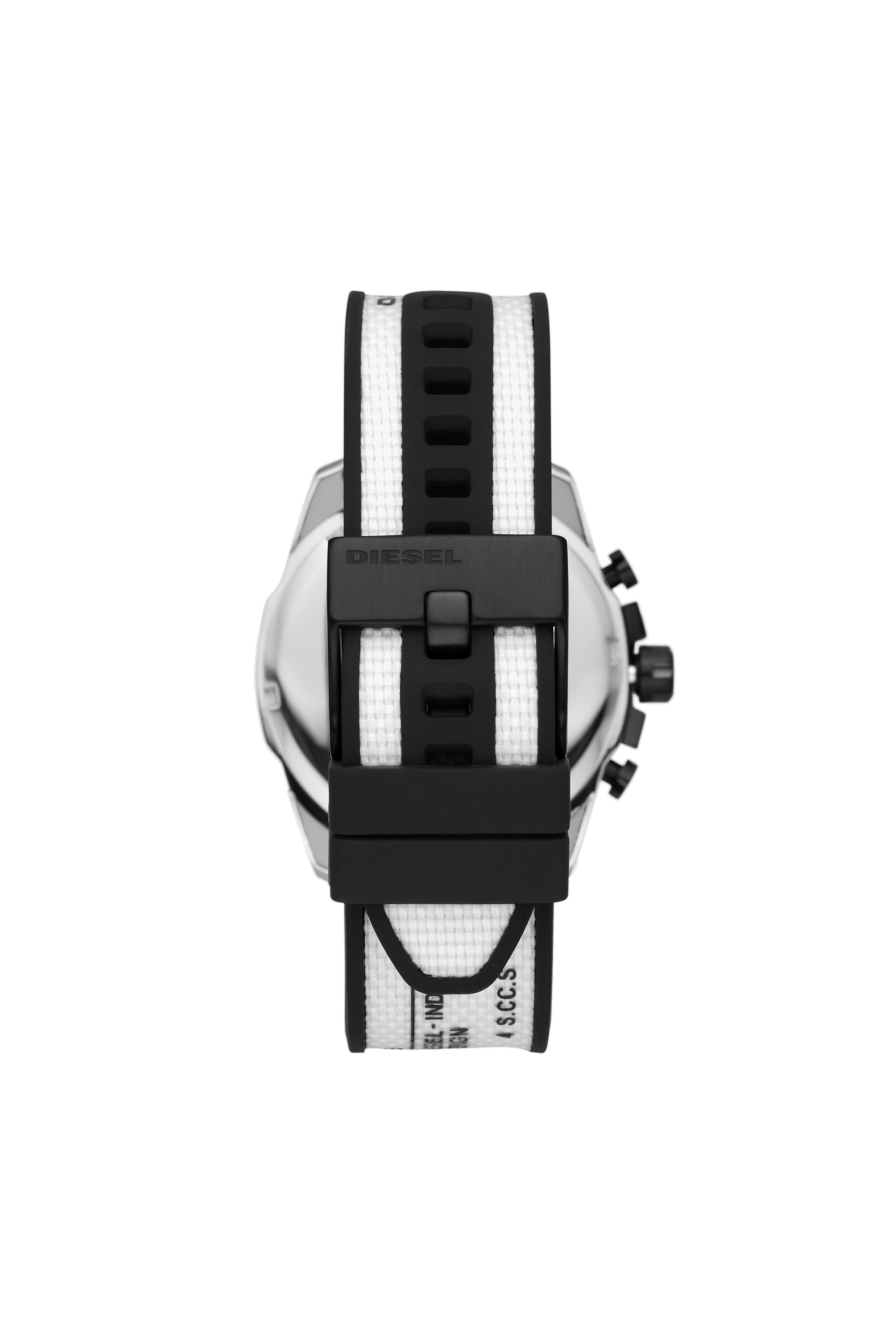 Diesel - DZ4564, Cronografo Baby Chief con cinturino in tela bianco Uomo in Bianco - 2