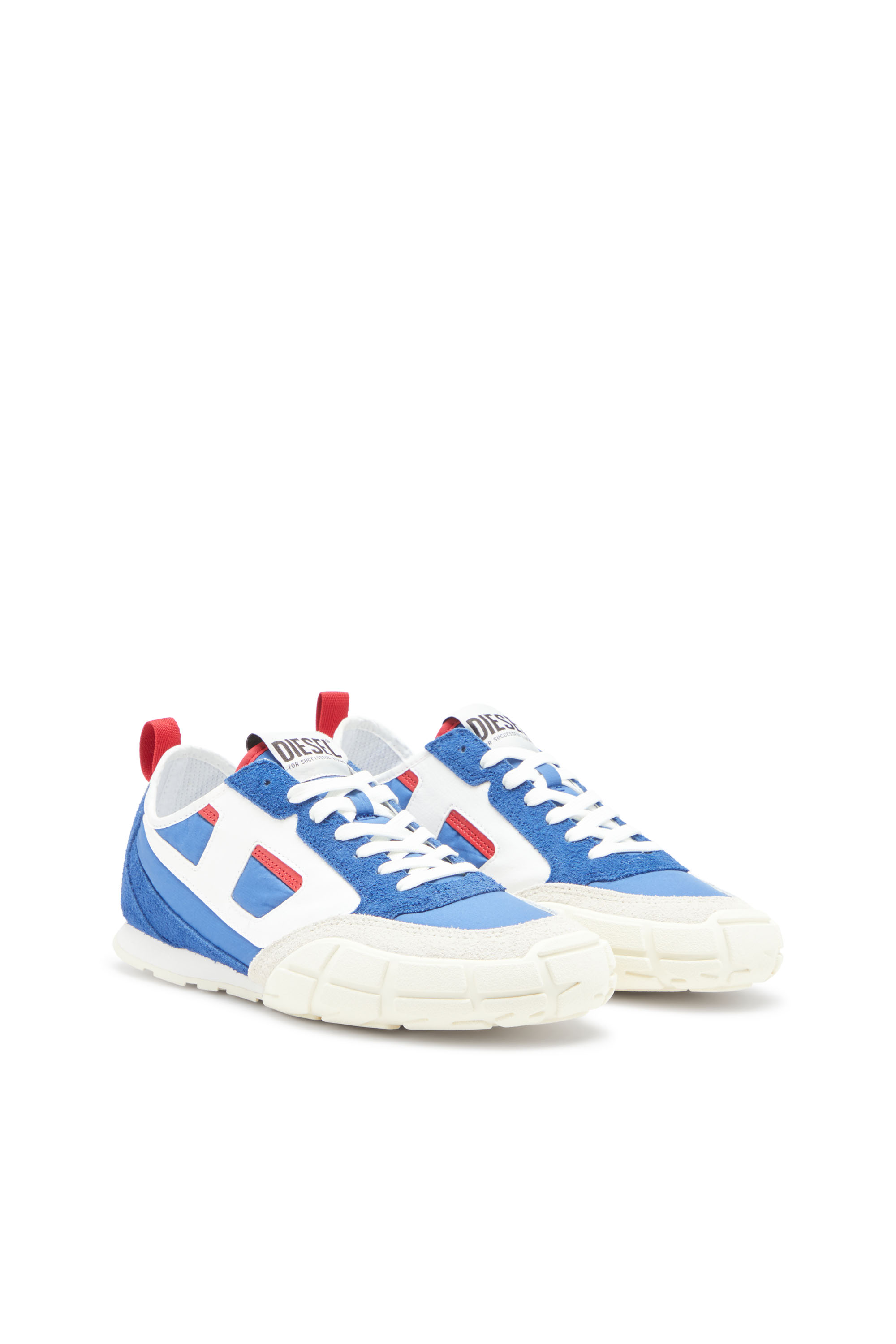 Diesel - S-PAGODHA LOW, Sneaker in pelle, suede e ripstop Uomo in ToBeDefined - 2