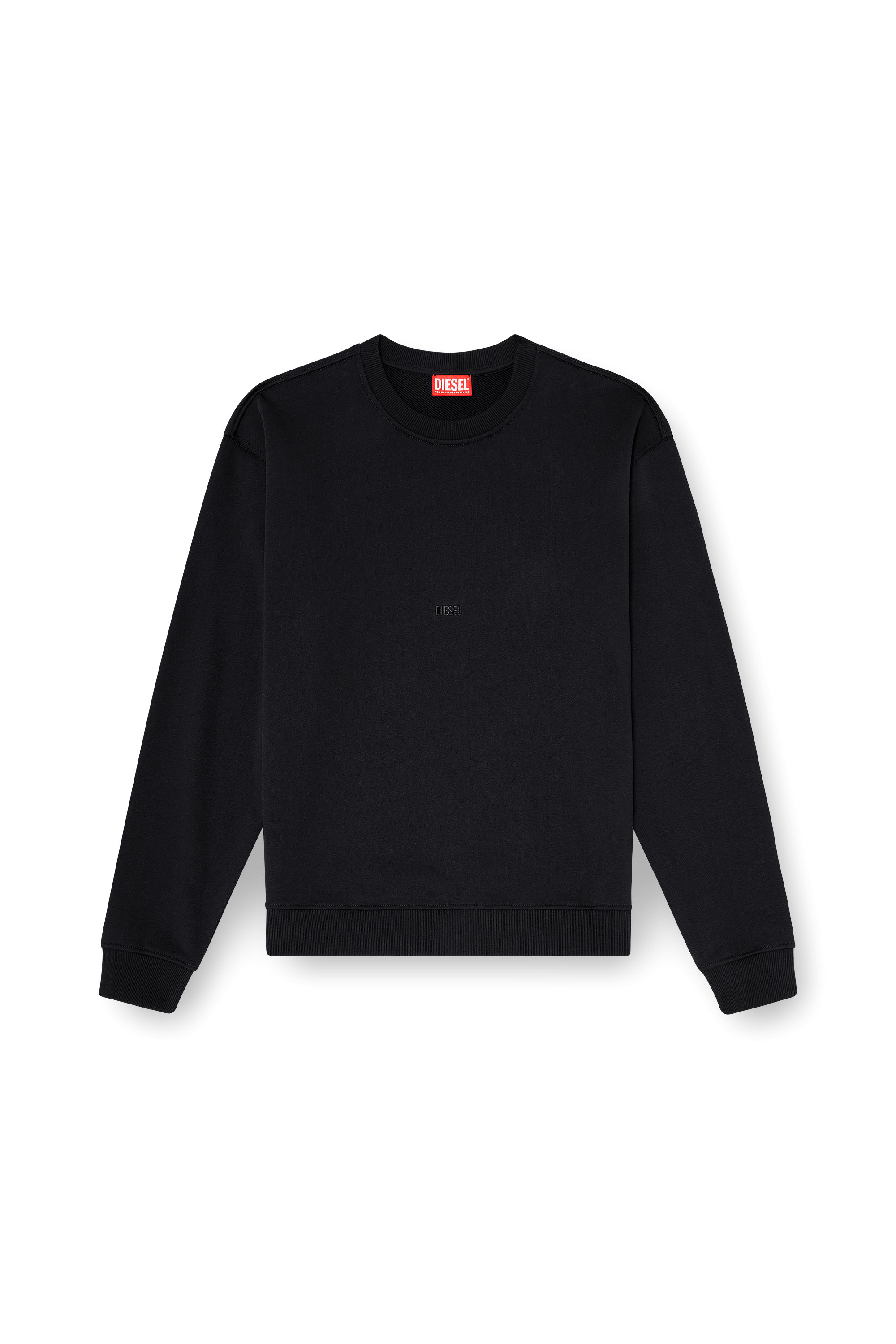 Diesel - S-NORM-AA5, Felpa in cotone con micro ricamo logo Uomo in ToBeDefined - 3