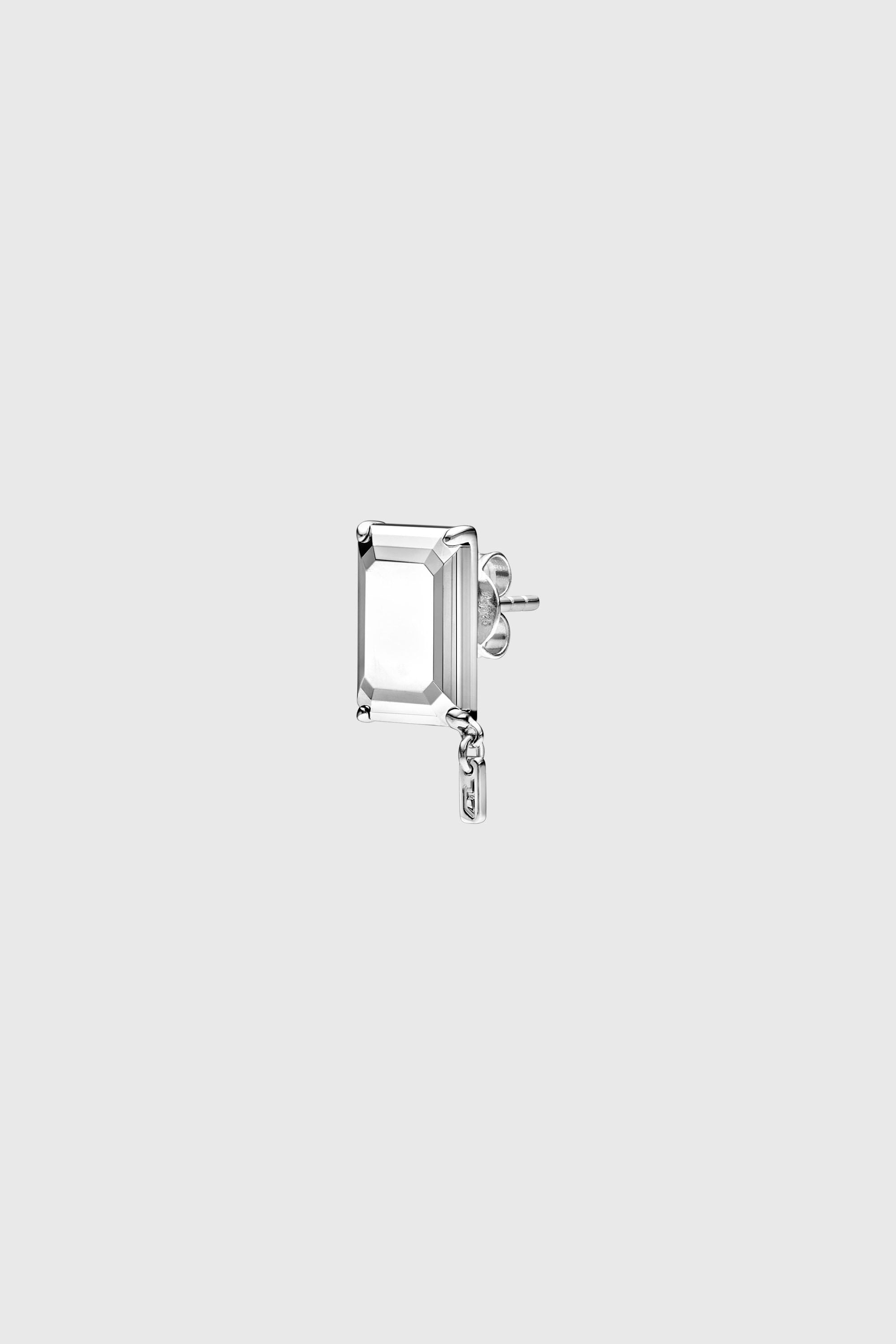 Diesel - DL1366040 STERLING SILVER JEWEL, Orecchino in argento sterling Unisex in Argento - 2