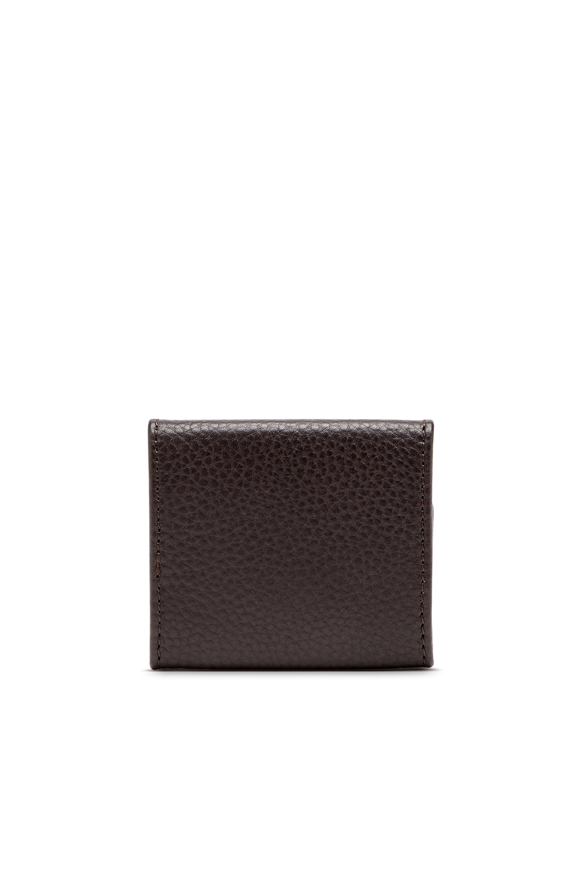 Diesel - HISSU EVO COIN CASE, Portamonete in pelle granata Uomo in Marrone - 2