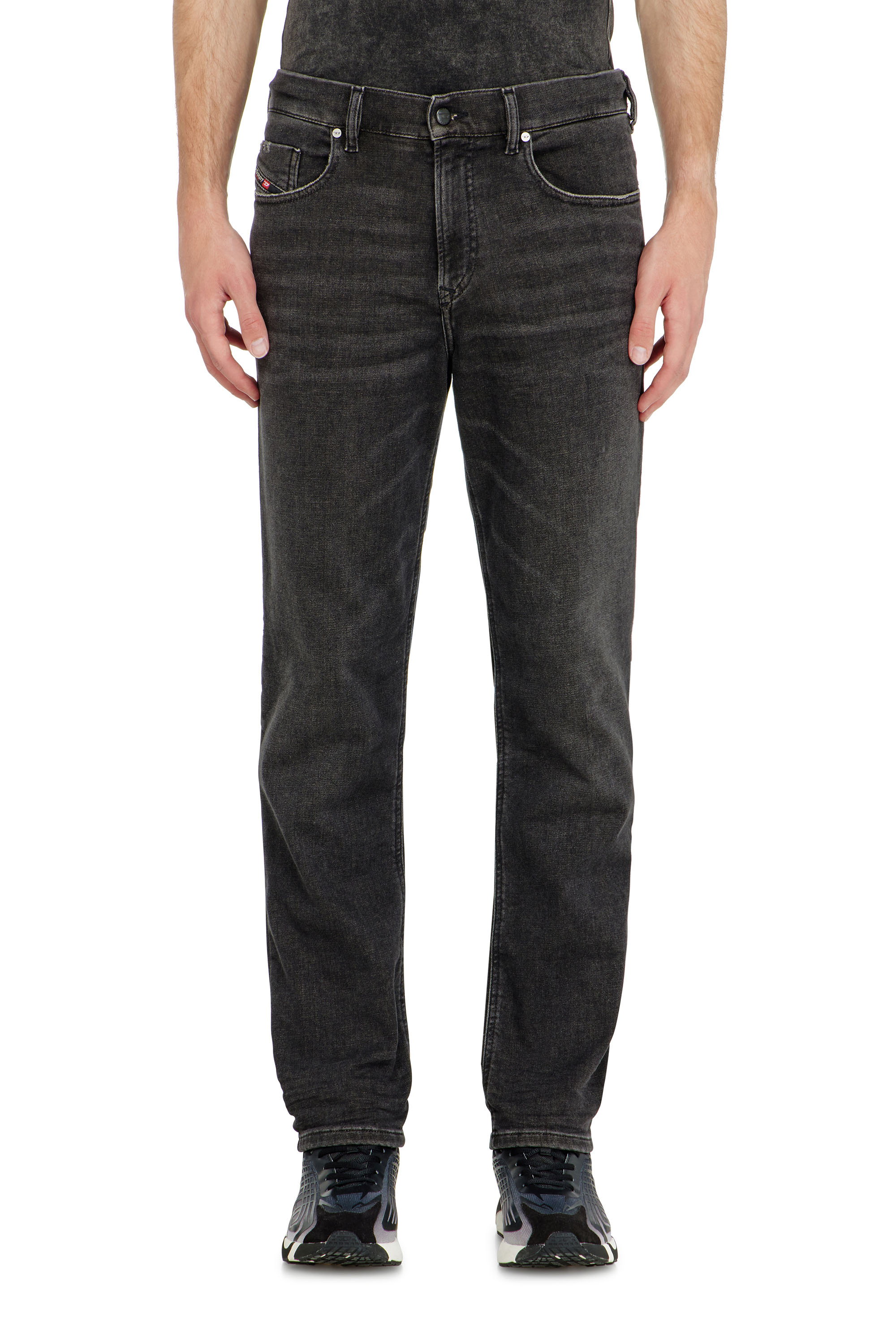 Diesel - Regular 2090 D-Veekley Joggjeans&reg; 09P92 Uomo, Nero/Grigio scuro - Image 3