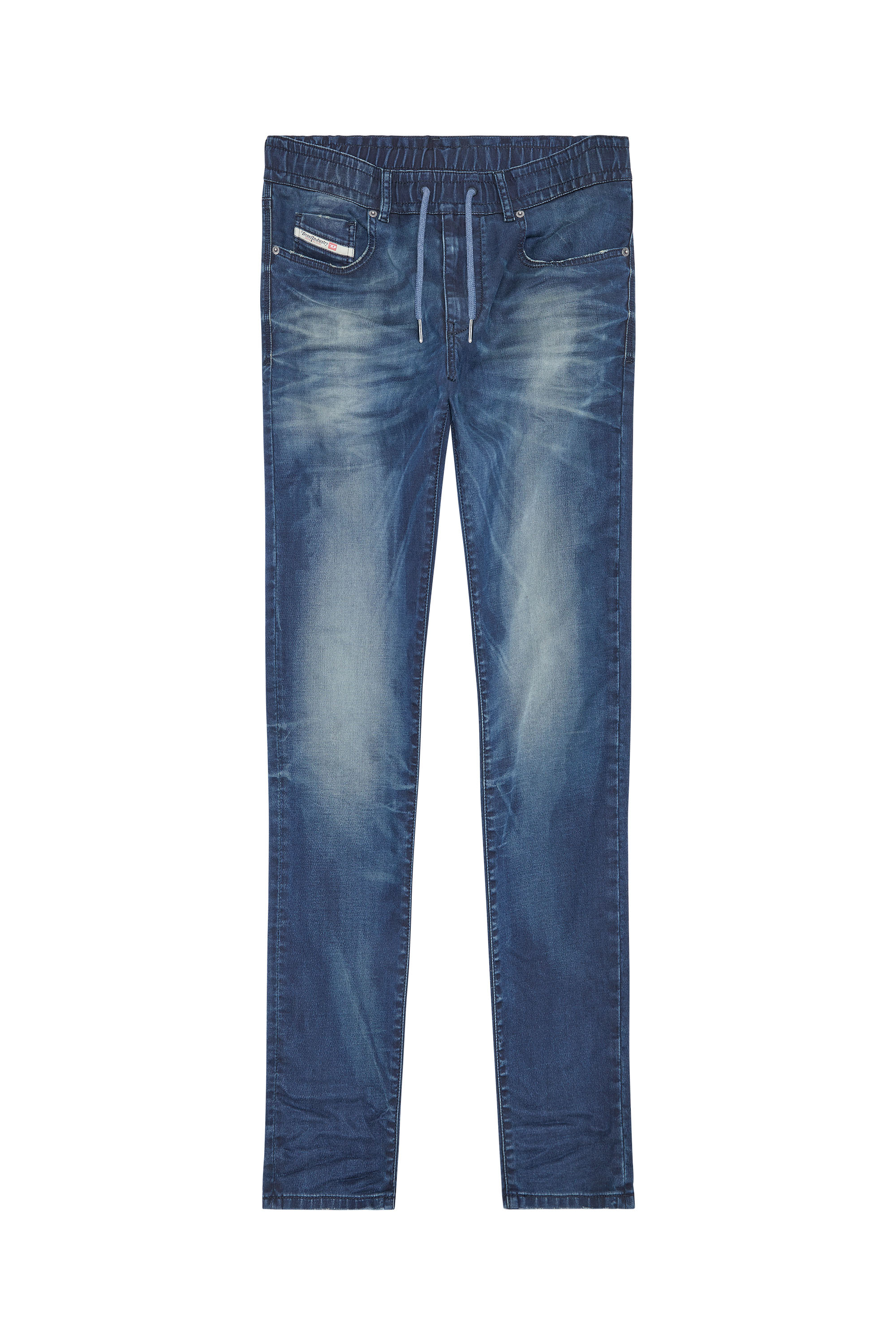 Diesel - Slim D-Strukt JoggJeans® 068FT, Blu Scuro - Image 5