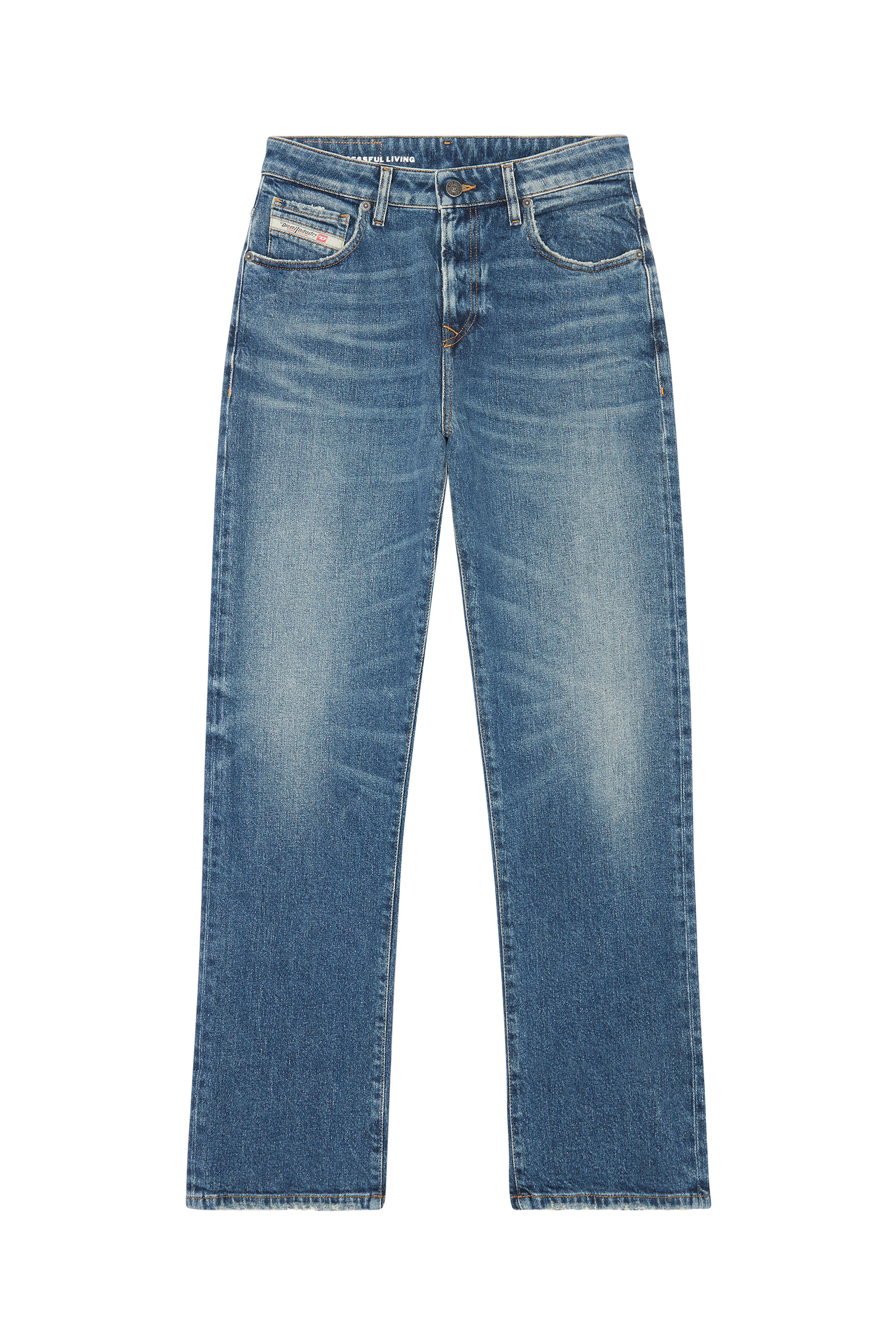Diesel - 1999 007L1 Straight Jeans, Blu medio - Image 3