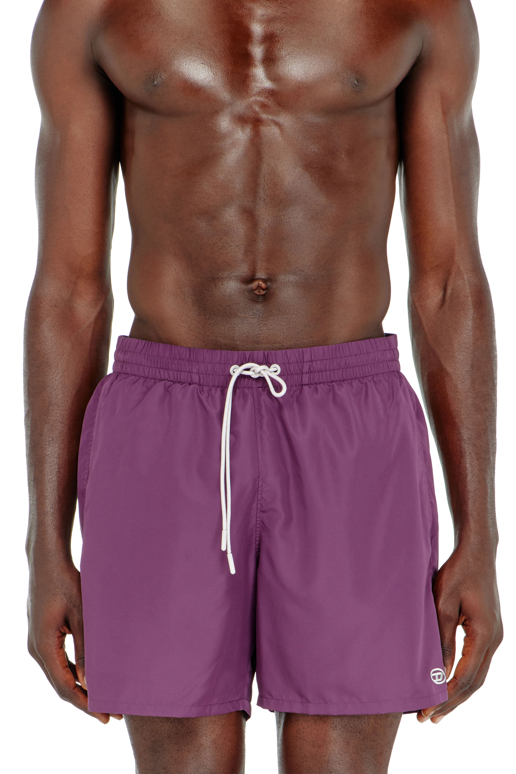 Diesel - GEORGE-41-UTLT, Costume da bagno con logo Oval D metallizzato Uomo in ToBeDefined - 1