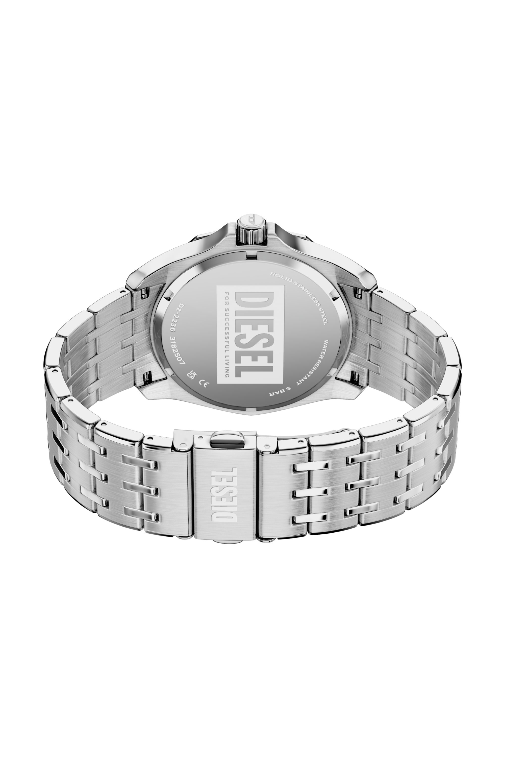 Diesel - DZ2236 WATCH, Orologio Stinger in acciaio inox Uomo in Argento - 5