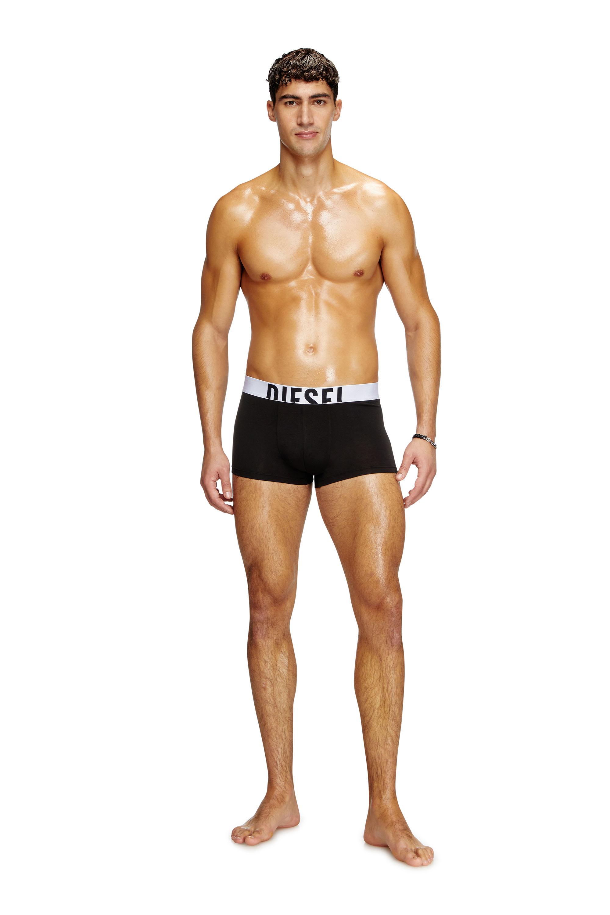 Diesel - DAMIEN-D-POP-3PACK-40, Set di tre boxer in cotone stretch Uomo in Multicolor - 3