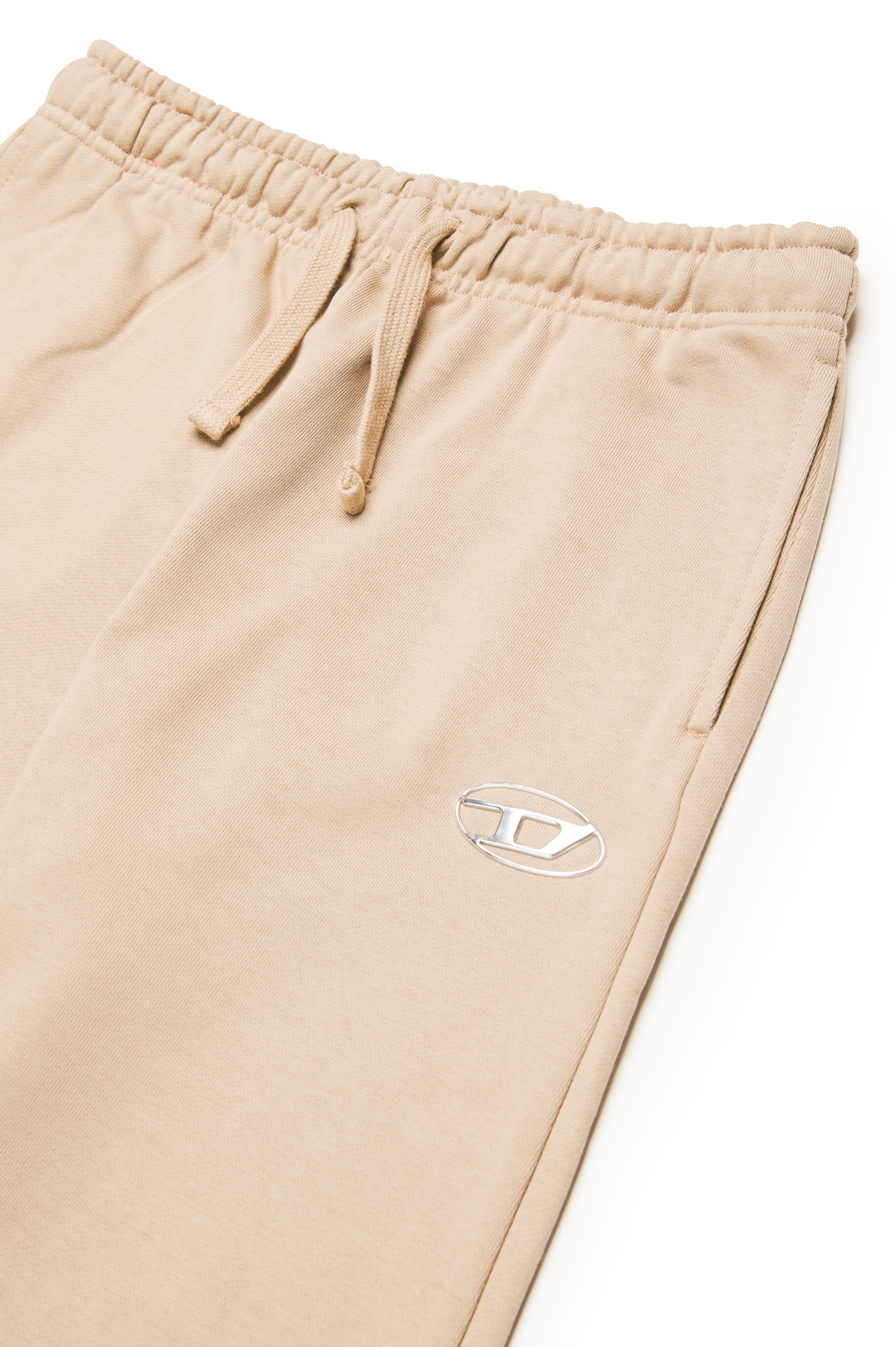 Diesel - PMACIS, Uomo Pantaloni tuta con logo Oval D effetto metallo in Marrone - Image 3