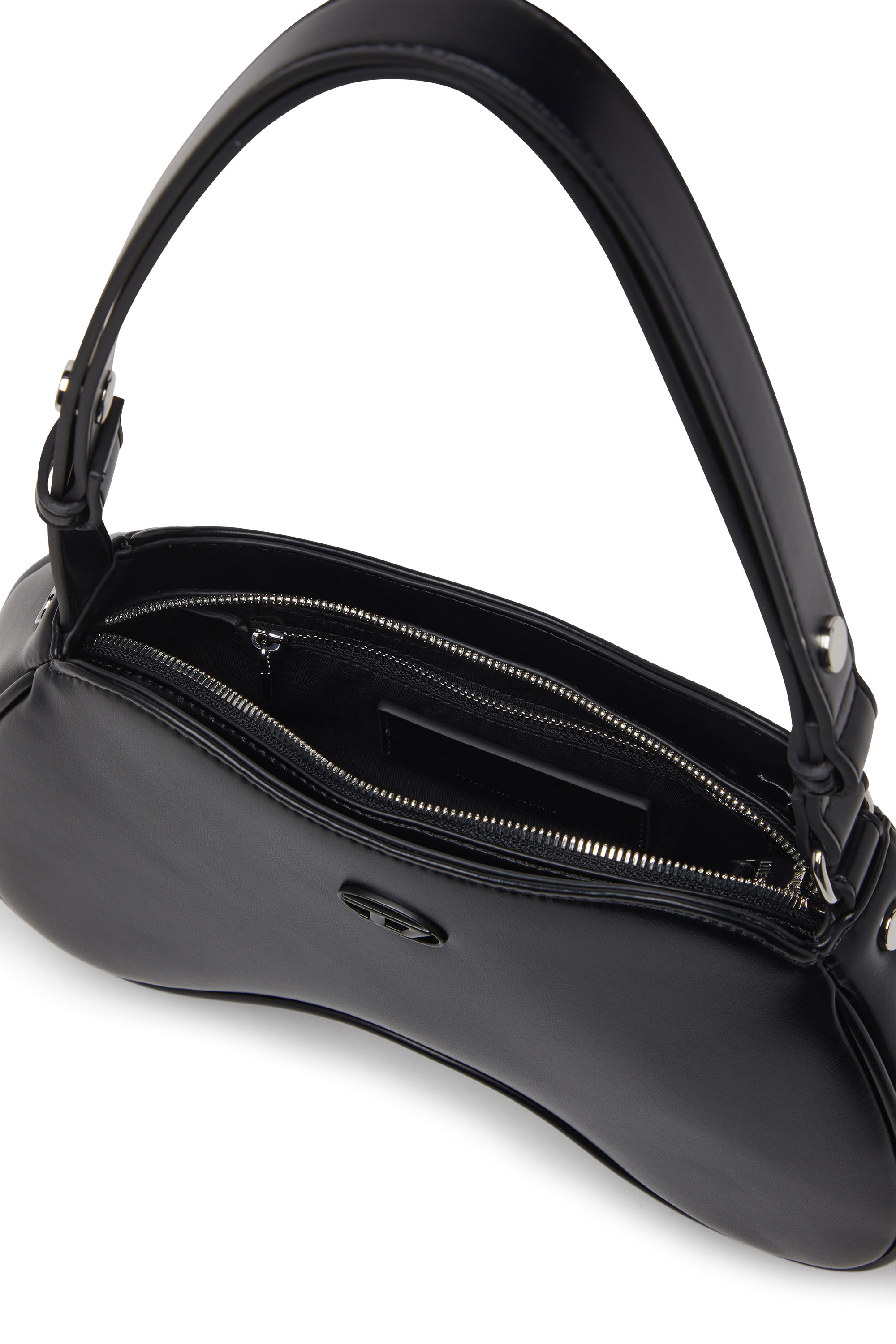Diesel - PLAY SHOULDER, Play-Borsa a spalla in PU Donna in Nero - 3