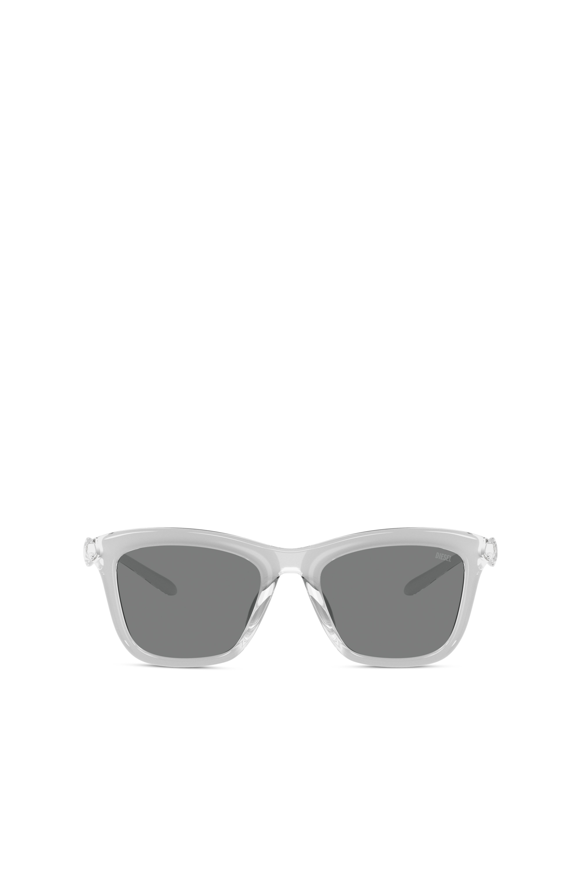 Diesel - 0DL3008U, Occhiali da sole quadrati Unisex in Grigio - 2