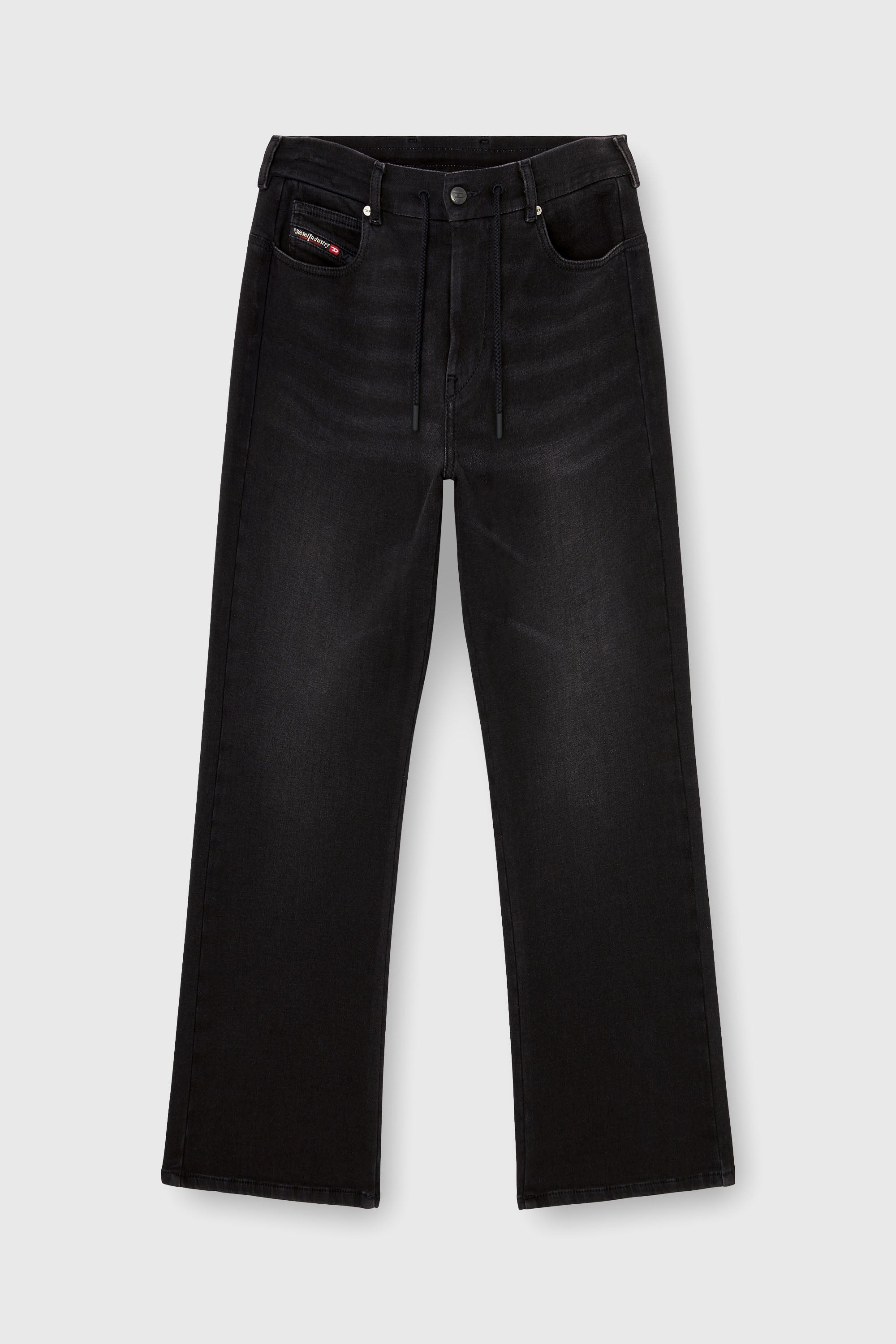 Diesel - Regular 2071 D-Meel Joggjeans&reg; 09P90 Donna, Nero/Grigio scuro - Image 2