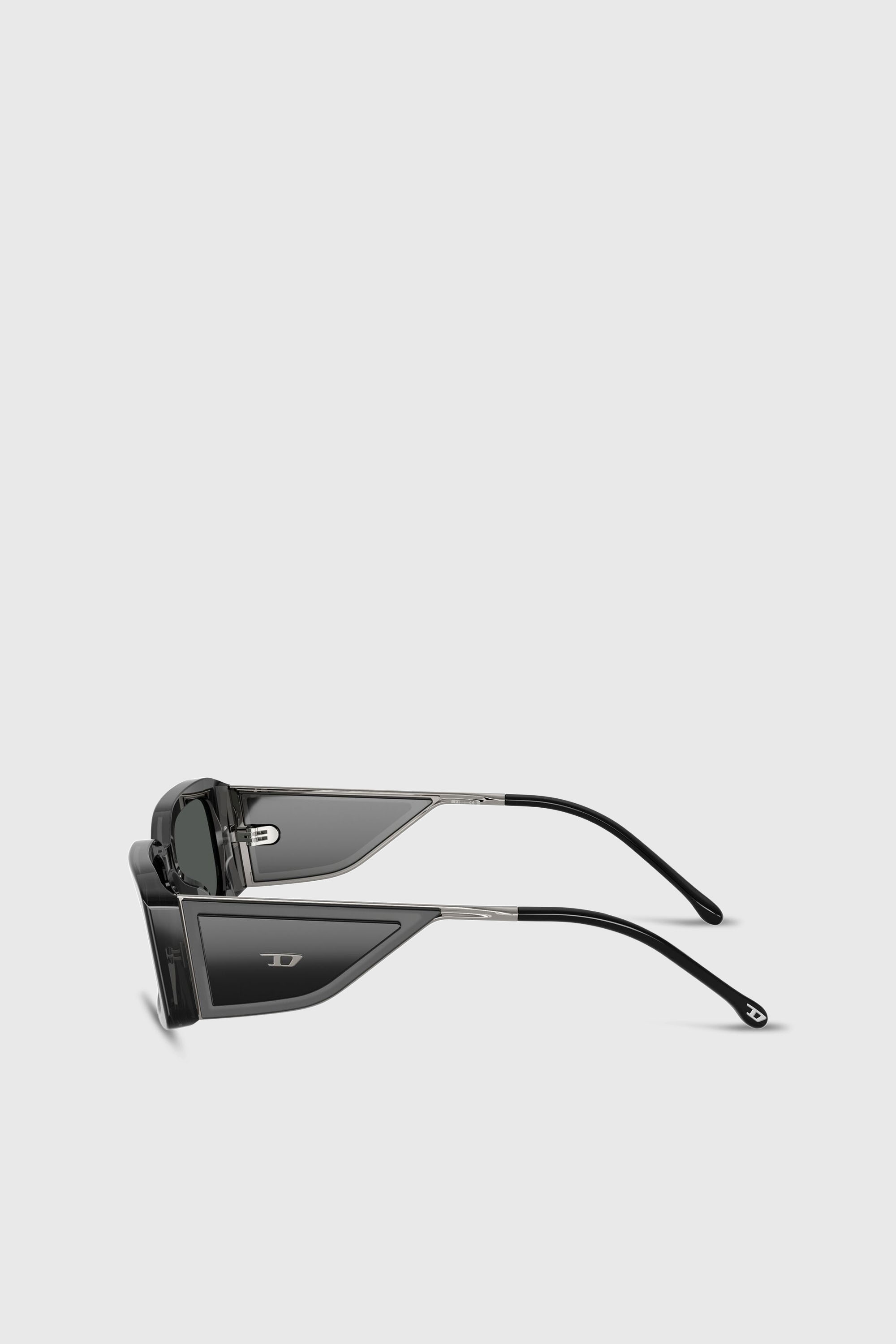 Diesel - 0DL2017U, Unisex's Rectangle sunglasses in Black - 5