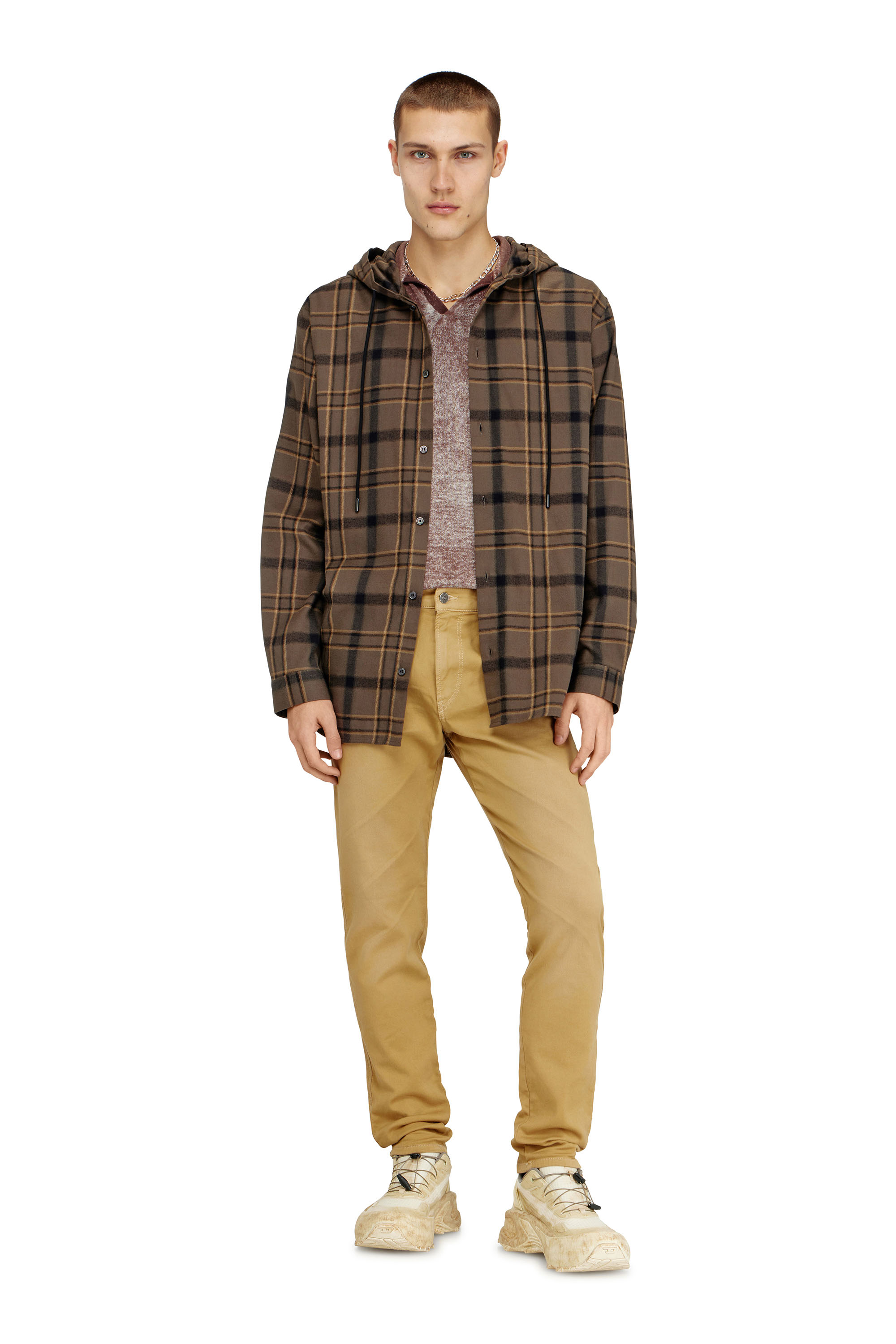 Diesel - Slim 2062 D-Strukt Joggjeans&reg; 0670M Uomo, Beige - Image 2