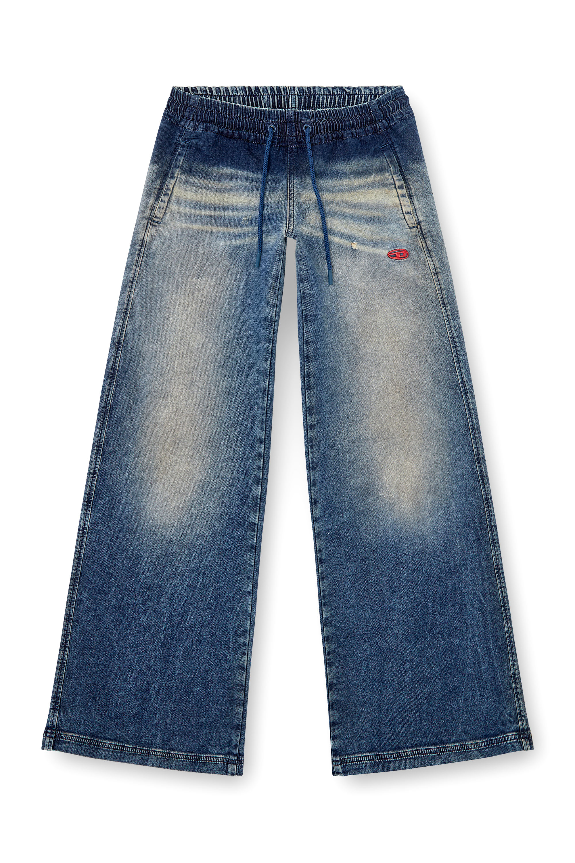 Diesel - Relaxed 2078 D-Ainty Joggjeans® 068PQ Donna, Blu medio - Image 3