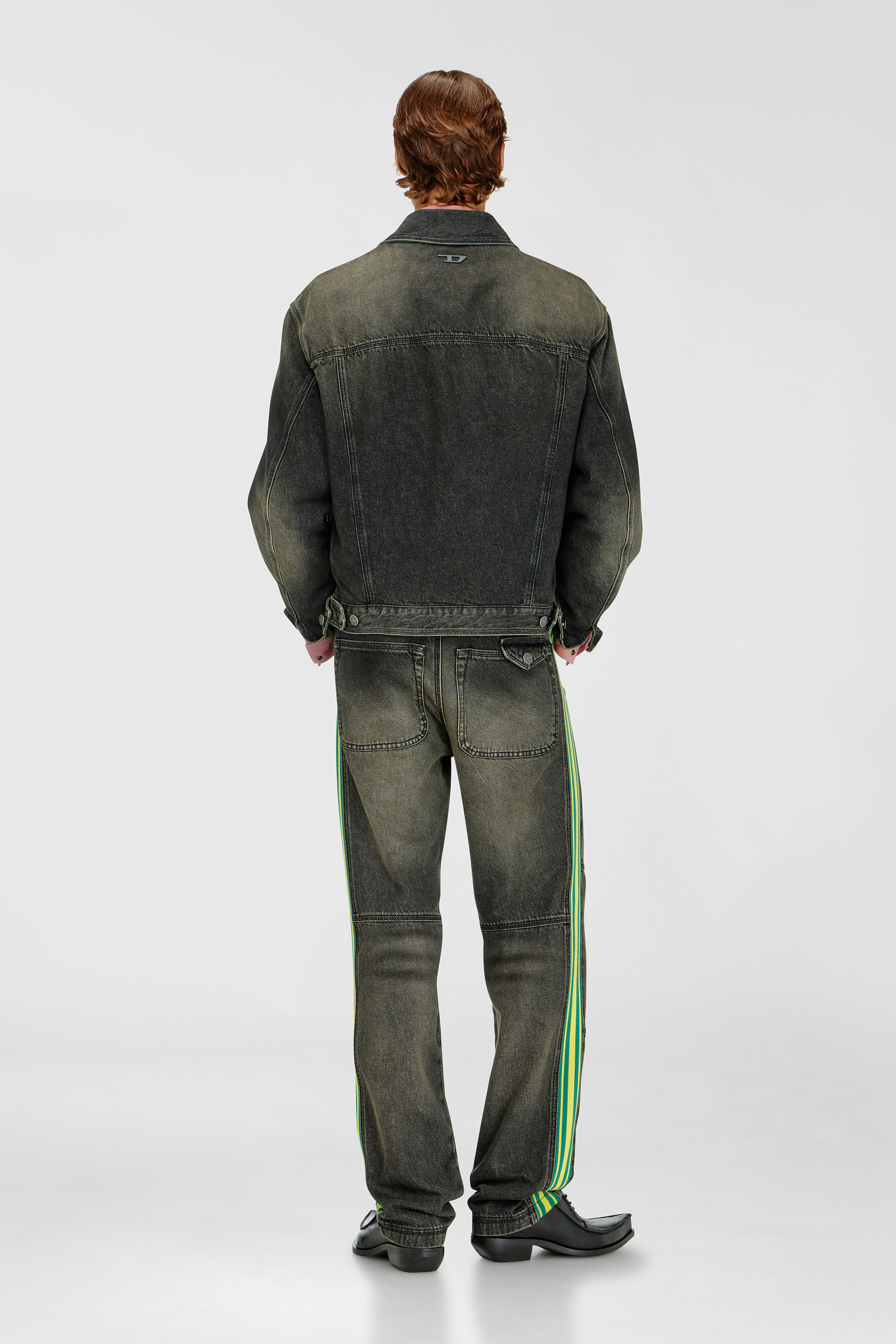 Diesel - Man's Regular Jeans D-Arbus 0DBEZ, Black/Dark grey - 3