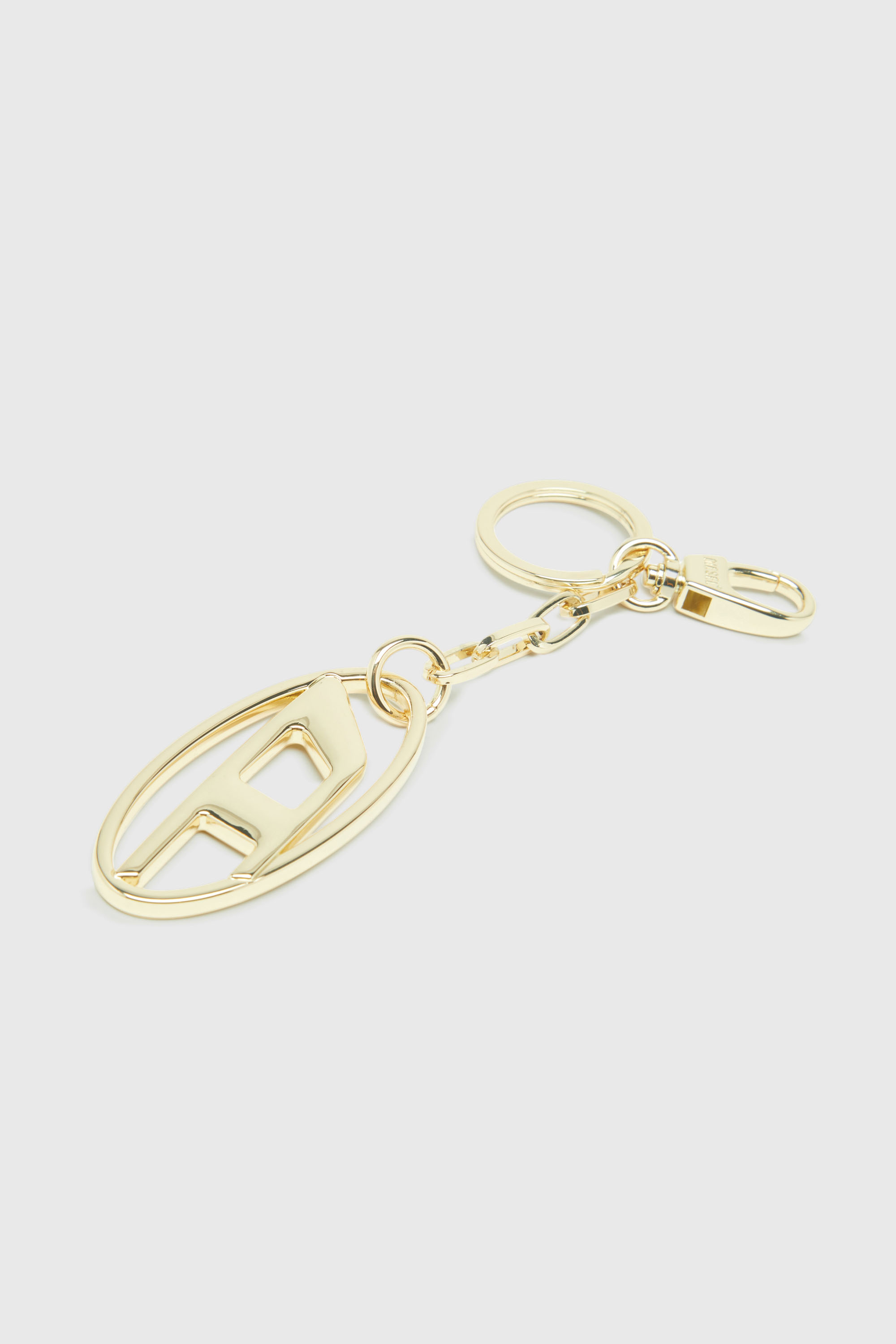 Diesel - HOLY-C, Portachiavi in metallo con placca logo Unisex in Oro - 2