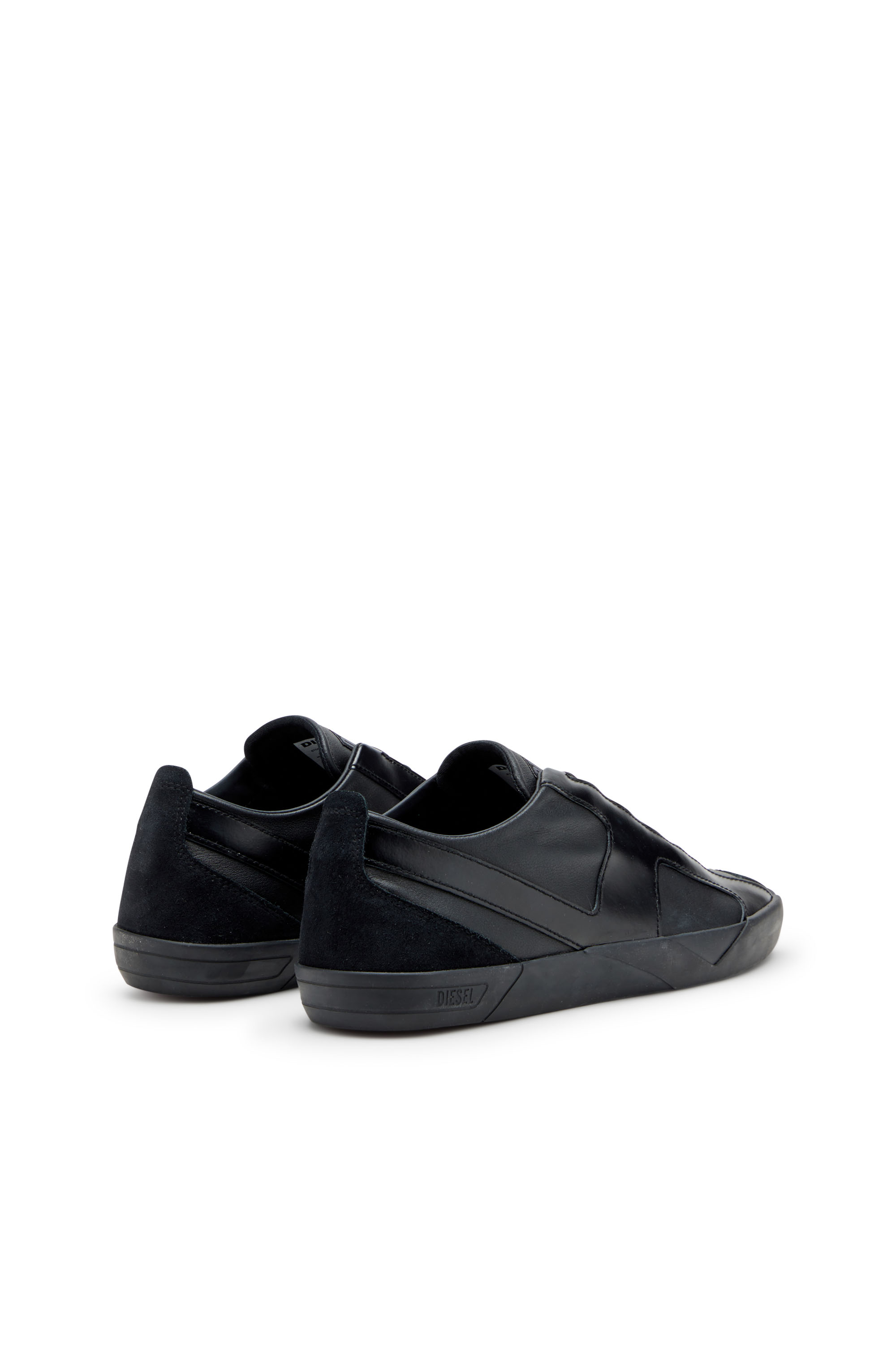 Diesel - S-SLANTE-D LOW, Sneakers in pelle e suede con logo D Uomo in ToBeDefined - 3