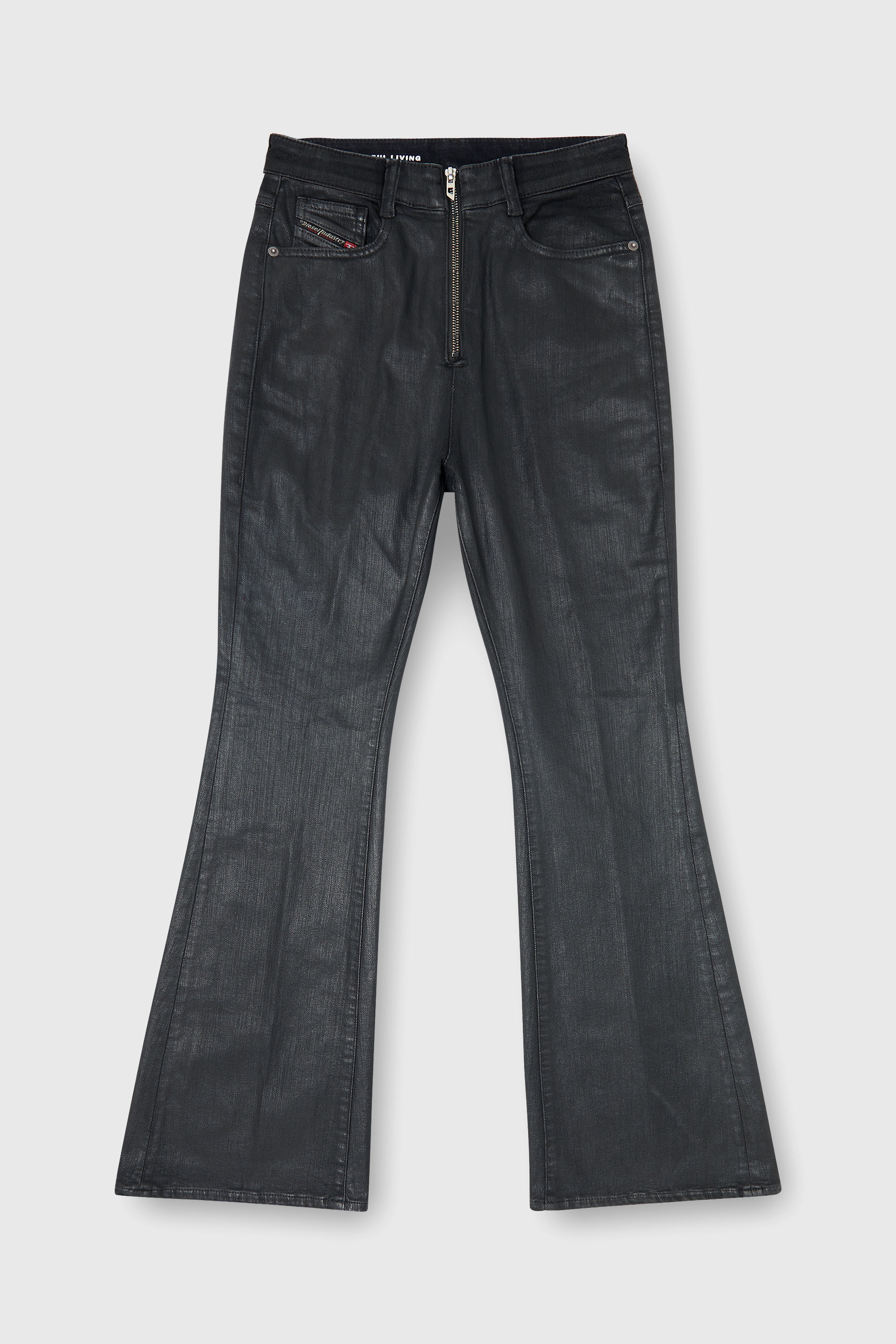 Diesel - Bootcut Jeans 1973 D-Partt 09P78 Donna, Nero/Grigio scuro - Image 2