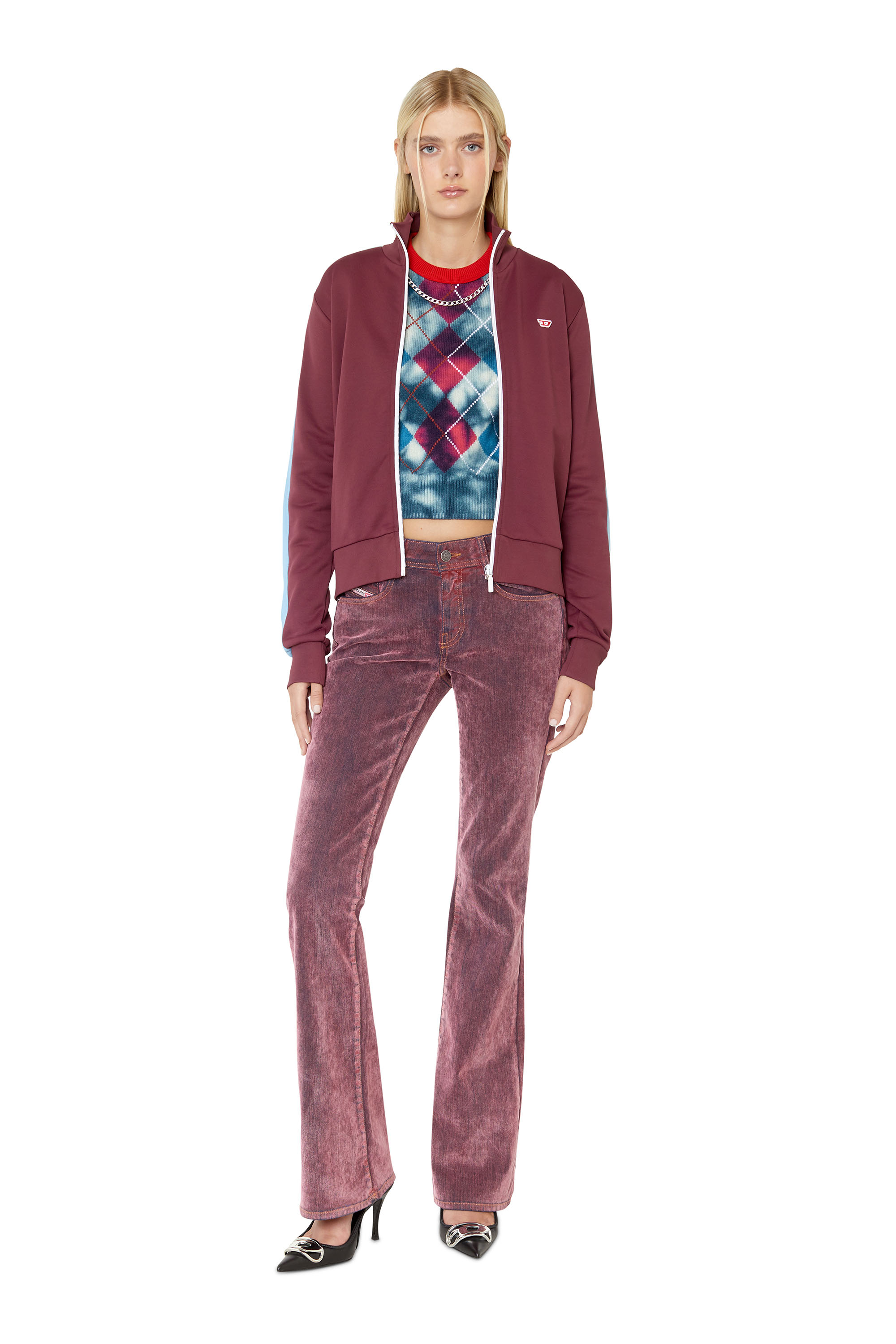 Diesel - 1969 D-EBBEY 0ELAH Bootcut and Flare Jeans, Rosa - Image 5