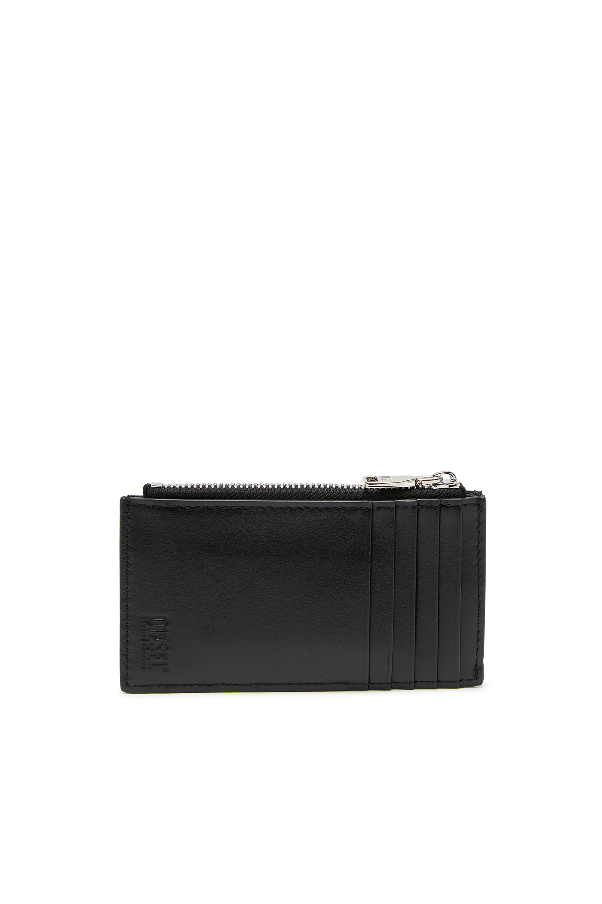 Diesel - PLAY CARD HOLDER III, Porta carte in pelle lucida Donna in Nero - 2